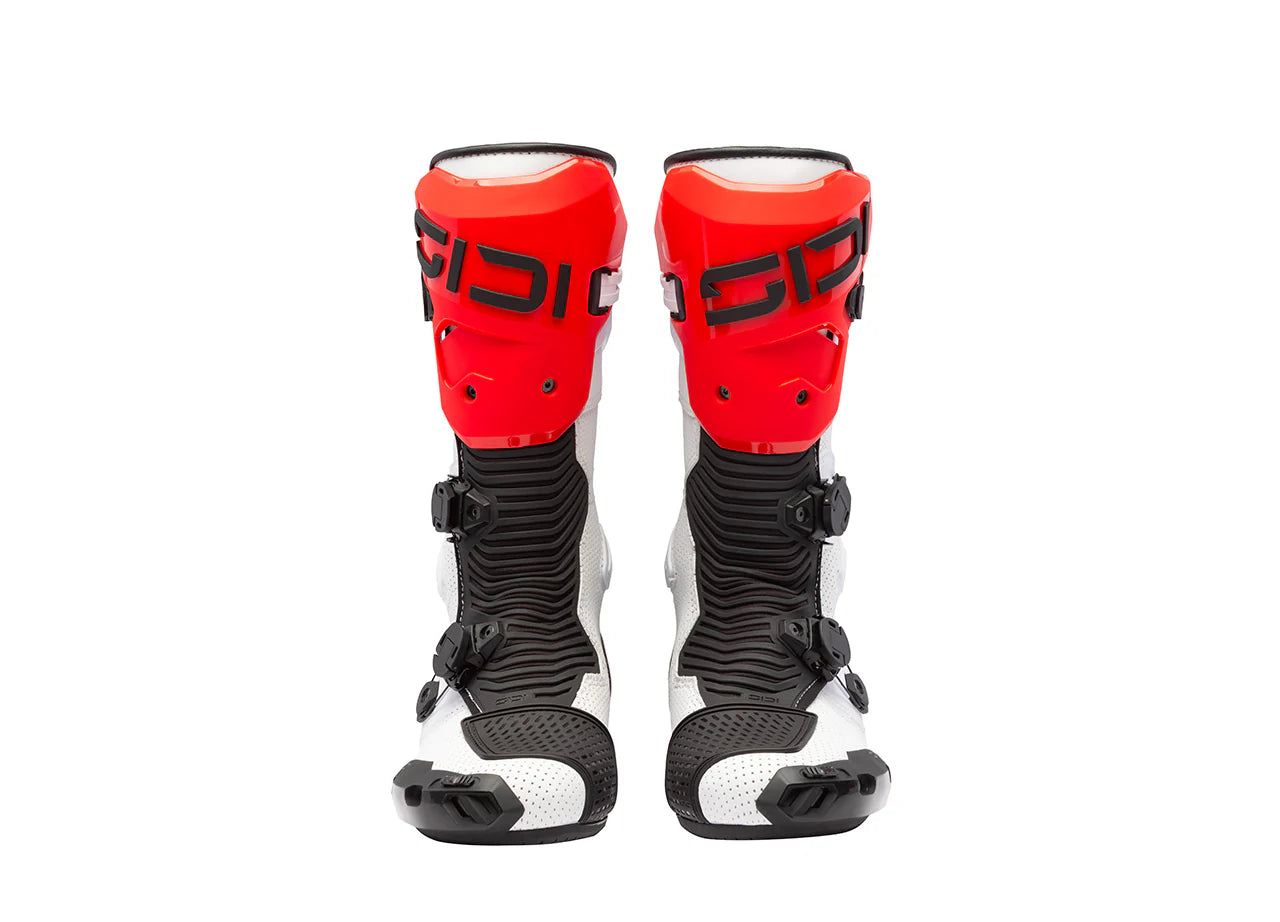 Bottes de moto Sidi MAG 2 Air Blanc Noir Rouge - 391 