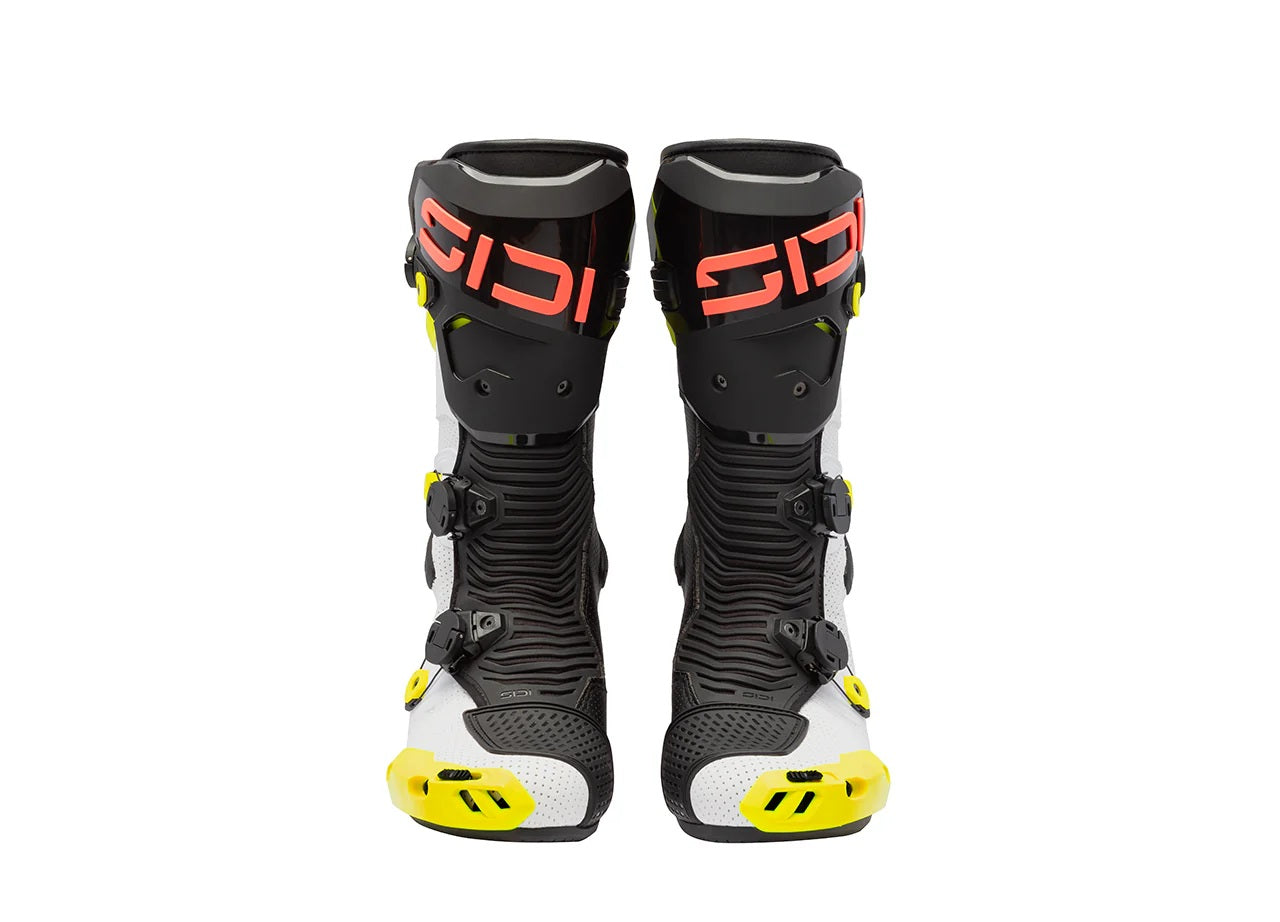 Bottes de moto Sidi MAG 2 Air Fluo Jaune / Corail - 390 