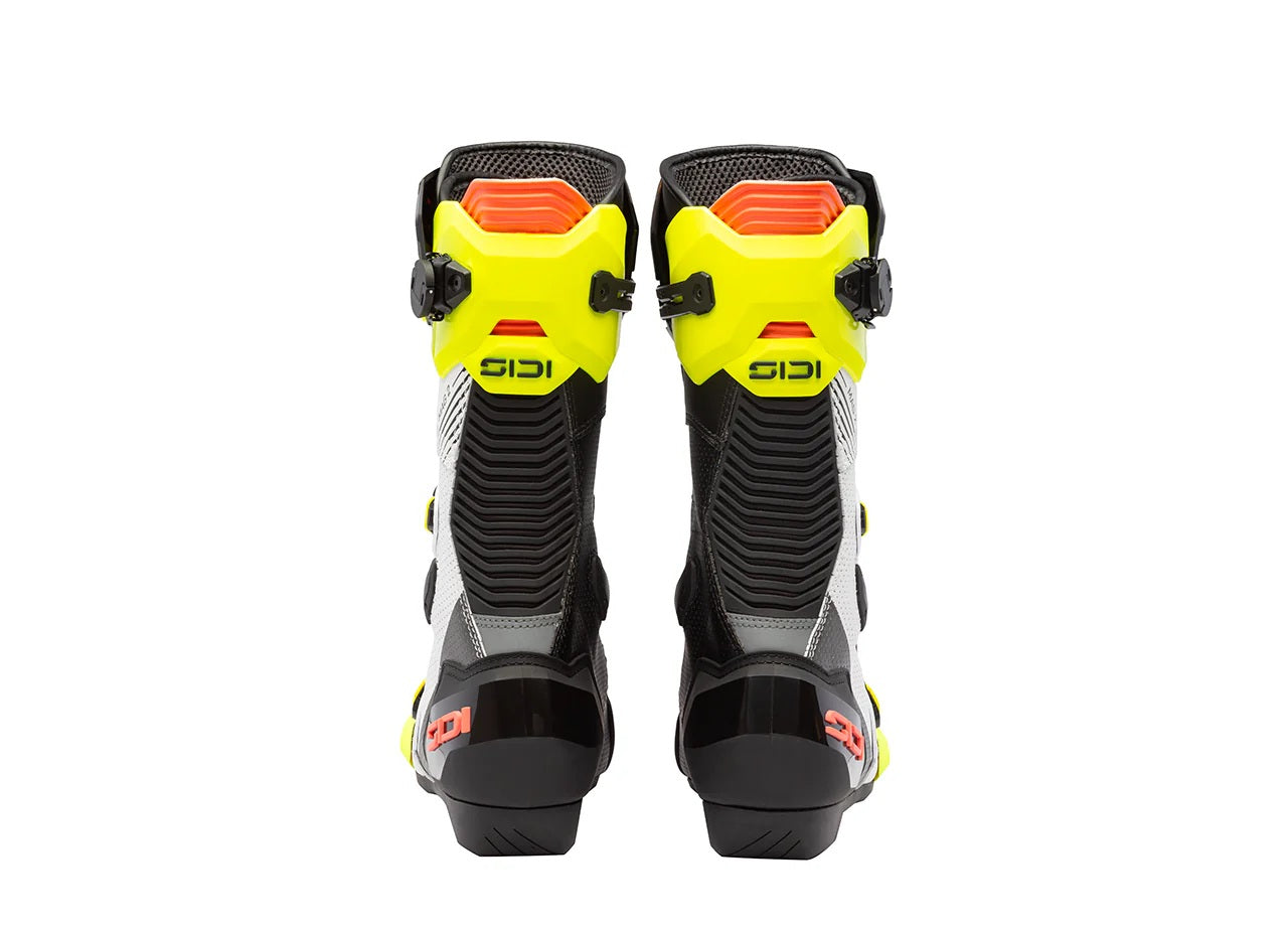 Bottes de moto Sidi MAG 2 Air Fluo Jaune / Corail - 390 