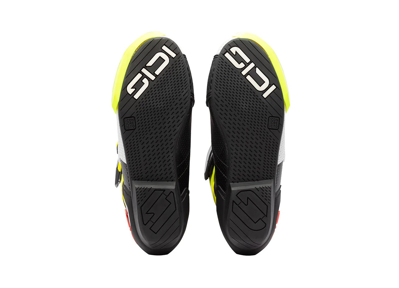 Bottes de moto Sidi MAG 2 Air Fluo Jaune / Corail - 390 