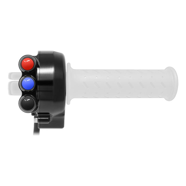 Gasgriffgehäuse mit integriertem Lenkerschalter JetPrime Aprilia RSV4 1100 Factory (19-20) JP CO AP009