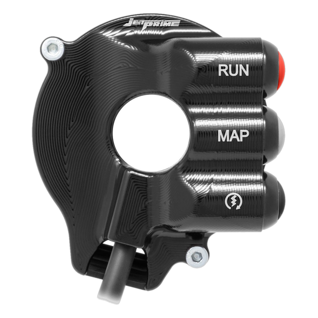 Gasgriffgehäuse mit integriertem Lenkerschalter JetPrime Aprilia RS 660 (20-24) JP CO AP660