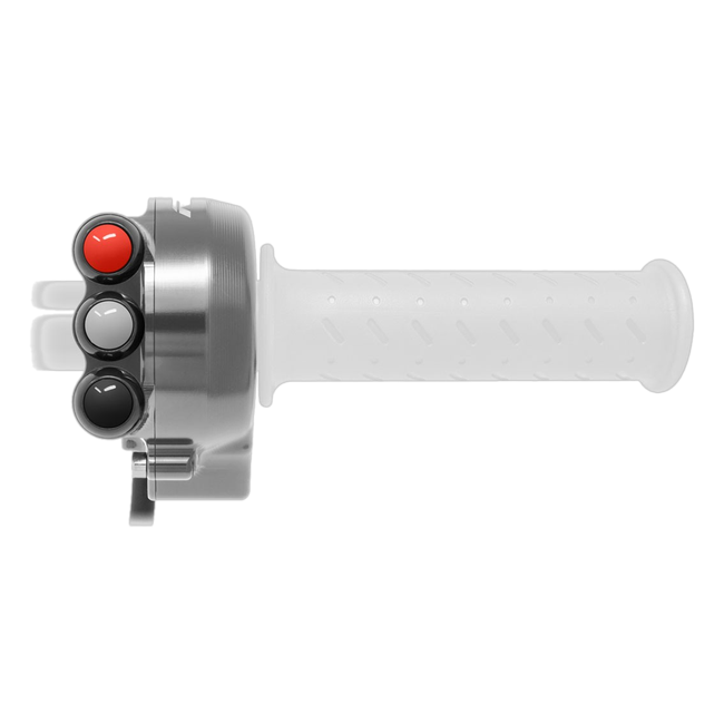 Gasgriffgehäuse mit integriertem Lenkerschalter JetPrime Aprilia RS 660 (20-24) JP CO AP660