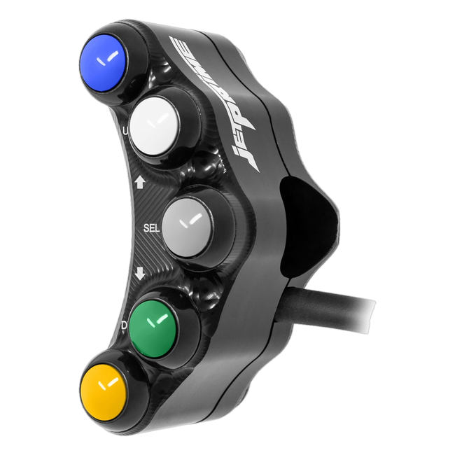 Lenkerschalter Sport links JetPrime Kawasaki Ninja 400 (18-24) JP SPS 003 – für I2M-Dashboard