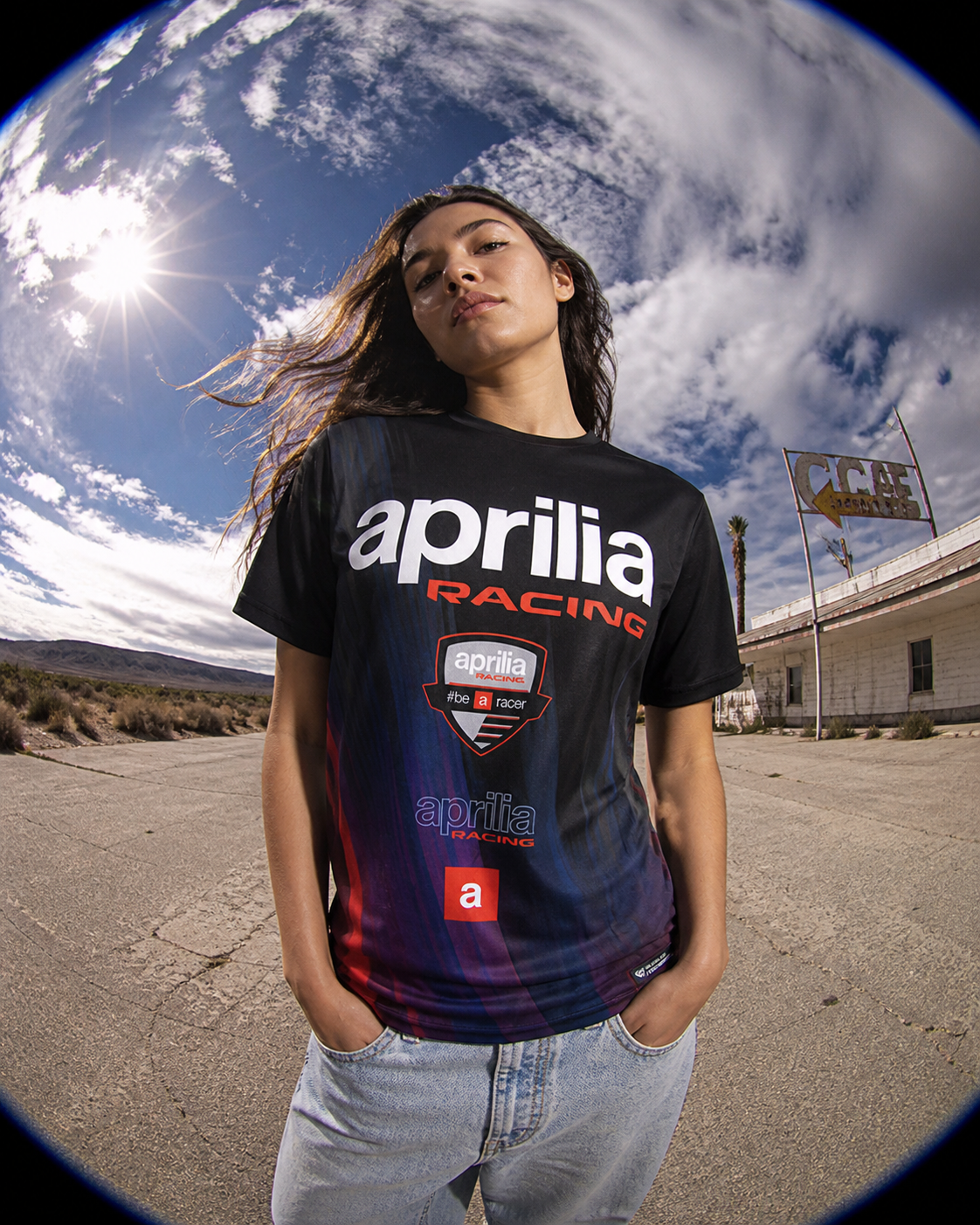 T-shirt Aprilia BeARacer 2026 homme IXON 104101179 