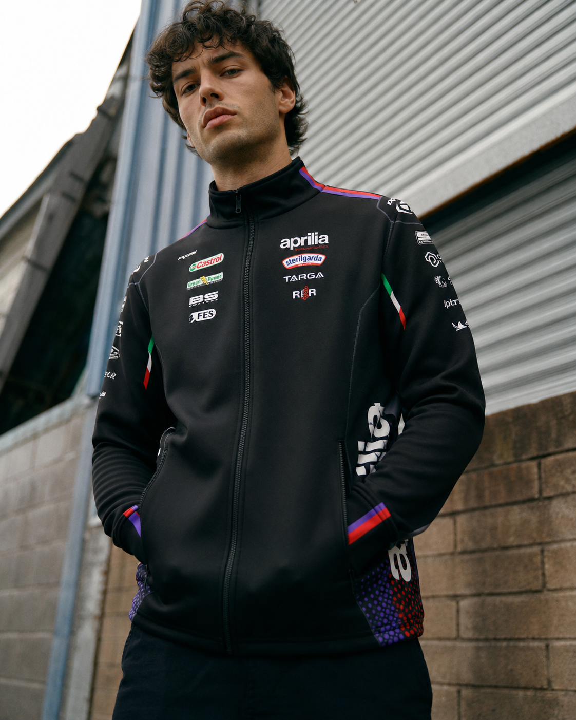 Aprilia Racing Team Zip sweat-shirt réplique 2026 pour homme IXON 