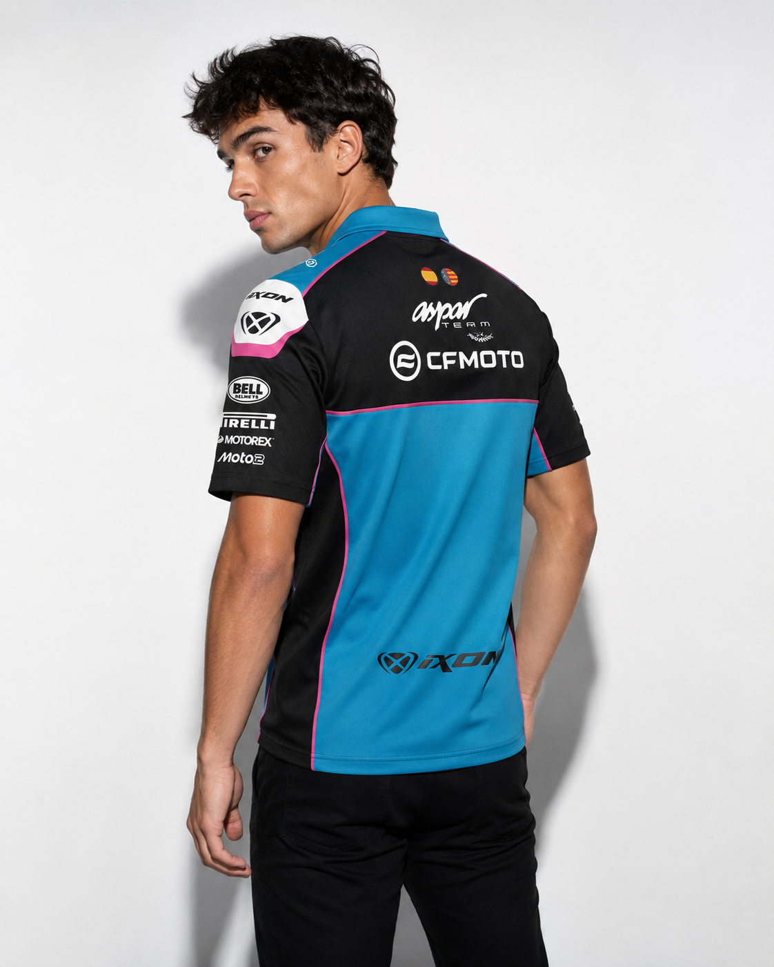 Polo de réplica 2026 IXON pour l’équipe CFMOTO Aspar Racing Ángel Nieto 