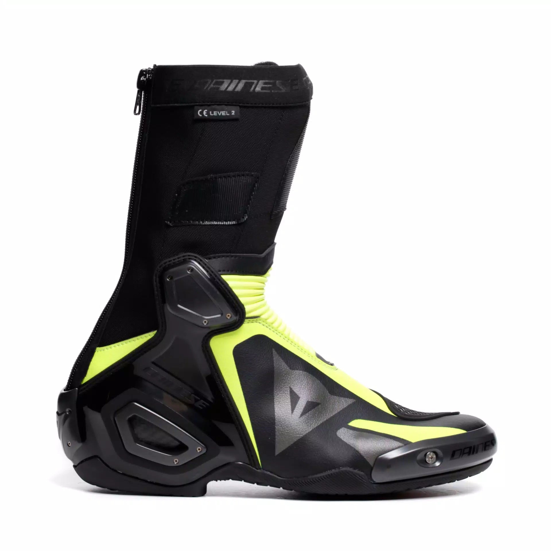 Bottes de moto Dainese Axial 2 Racing et de route | Hommes | Noir/Jaune Néon | 20179000526200 