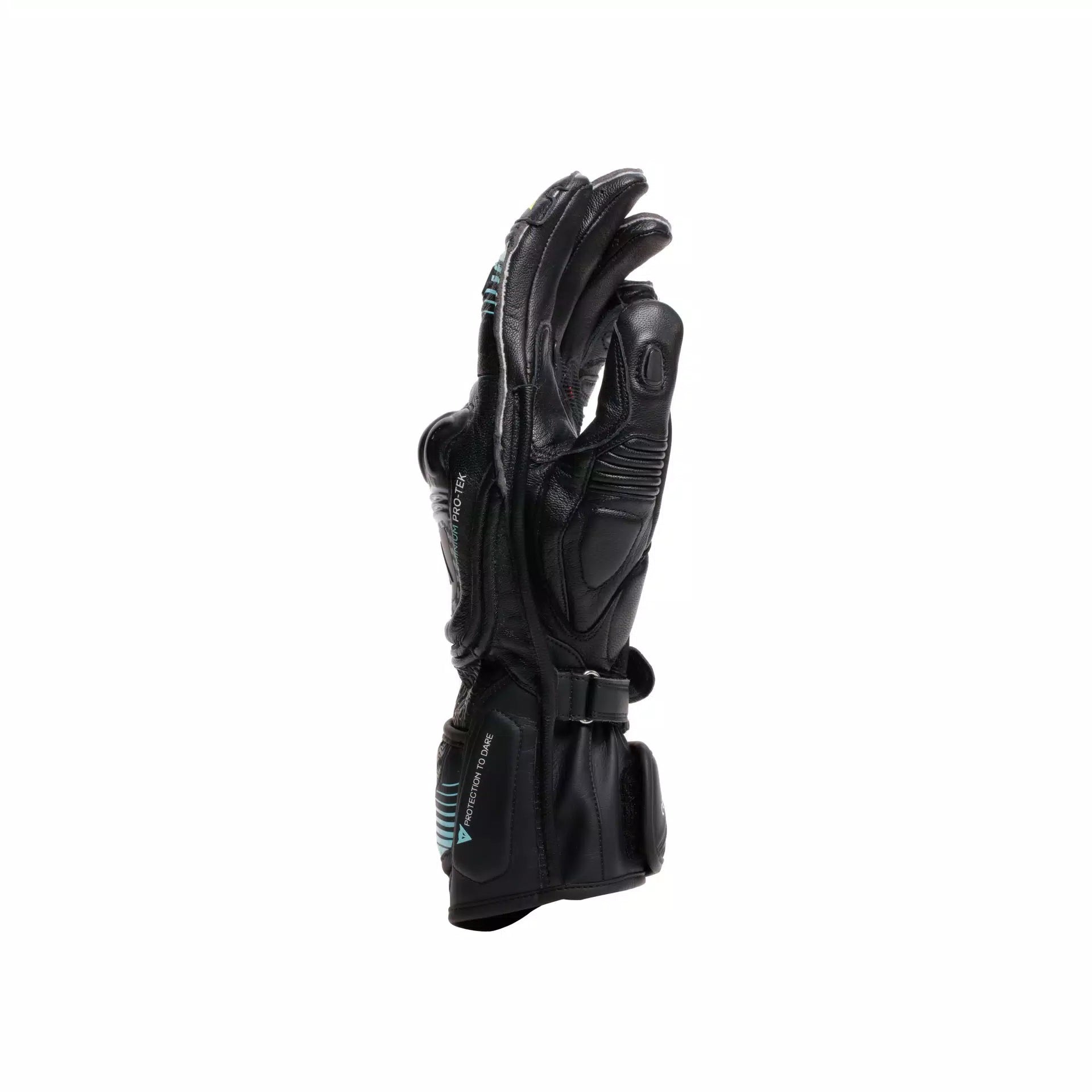 Gants de moto en cuir Dainese Fiero Racing | Hommes | Noir/Bleu clair | 201810002568O00 