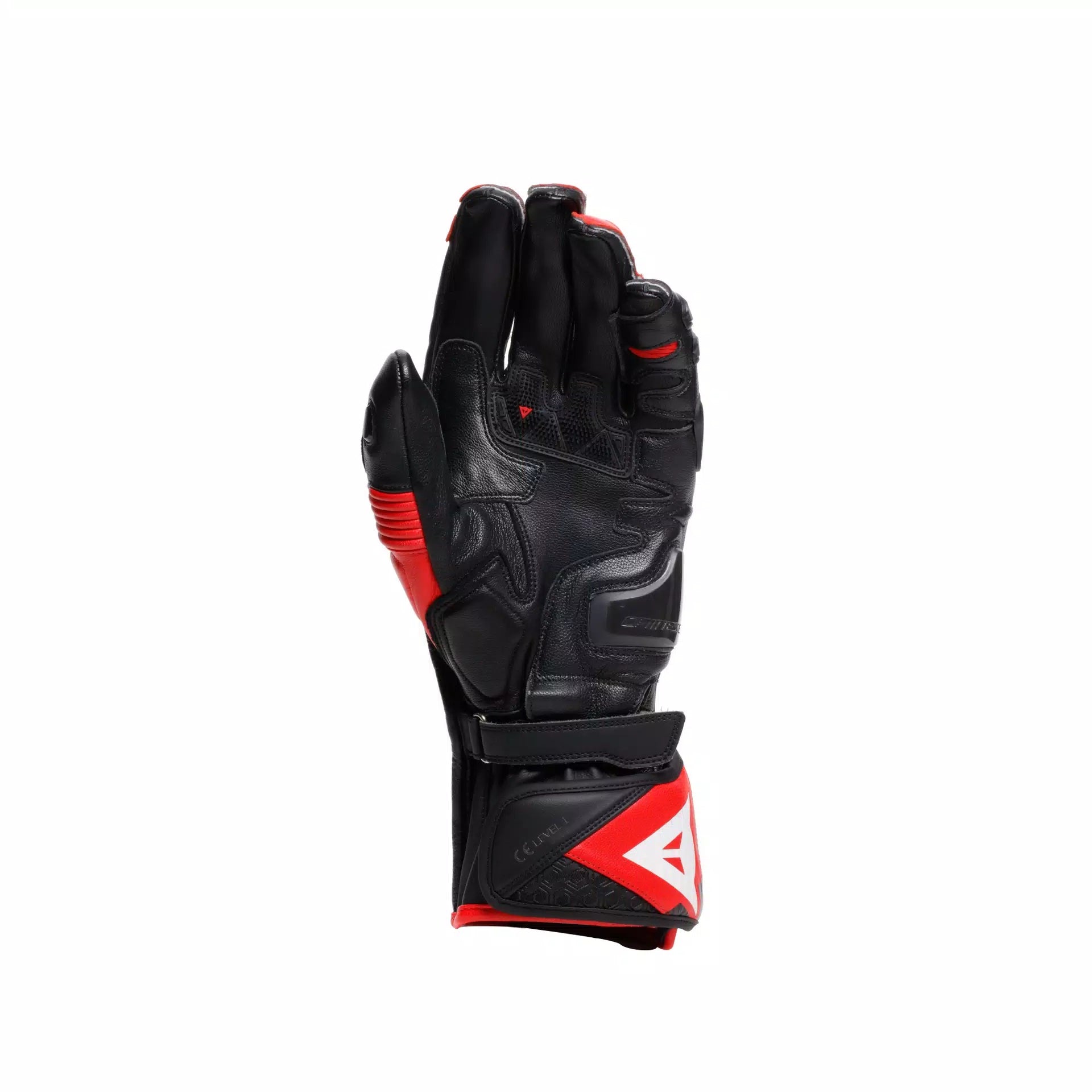 Gants de moto en cuir Dainese Fiero Racing | Hommes | Noir/Rouge | 2018100025A7700 