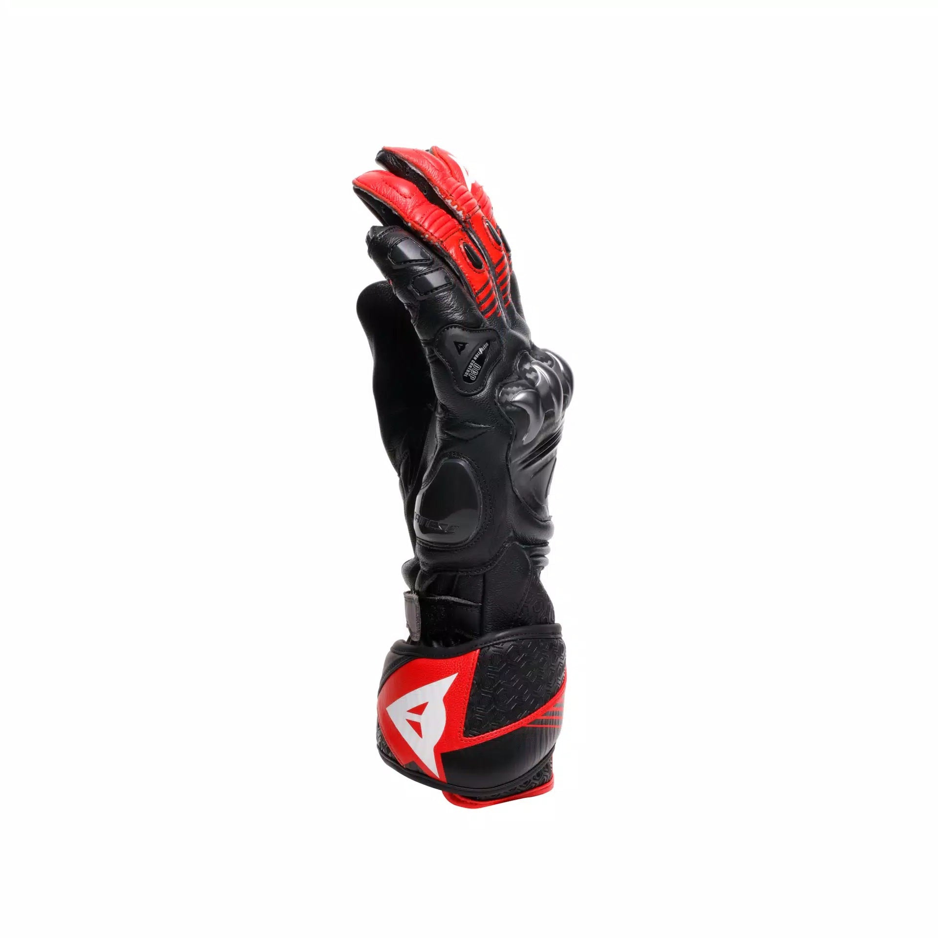Gants de moto en cuir Dainese Fiero Racing | Hommes | Noir/Rouge | 2018100025A7700 