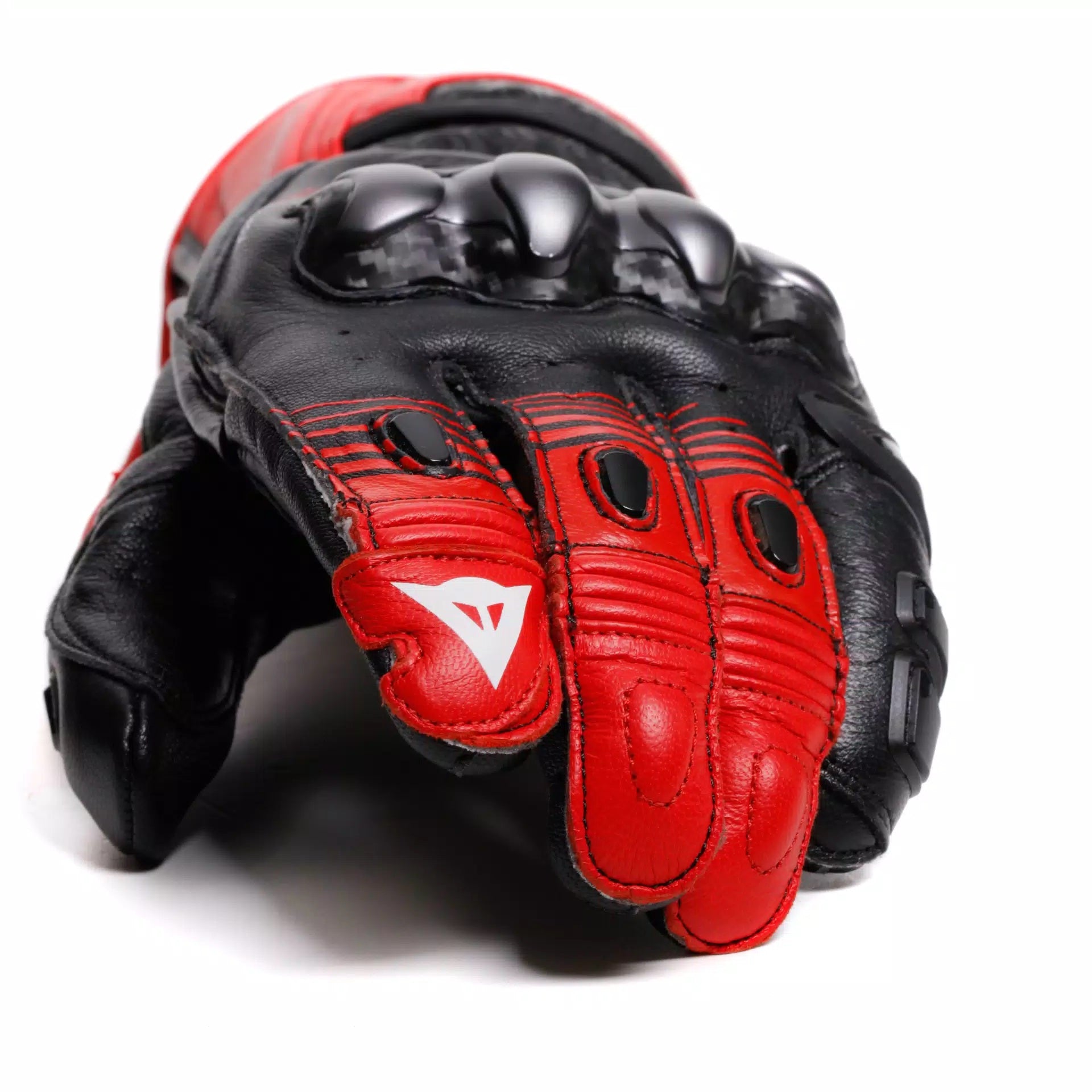 Gants de moto en cuir Dainese Fiero Racing | Hommes | Noir/Rouge | 2018100025A7700 