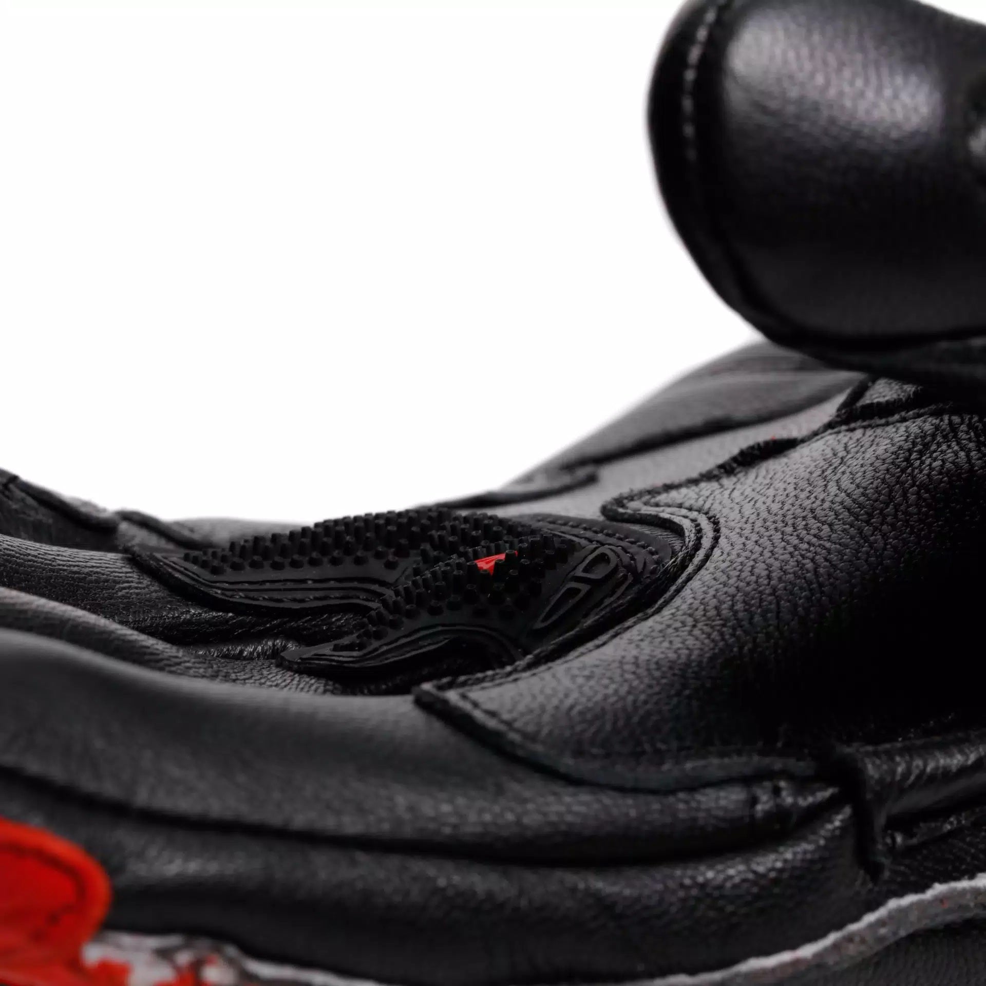 Gants de moto en cuir Dainese Fiero Racing | Hommes | Noir/Rouge | 2018100025A7700 