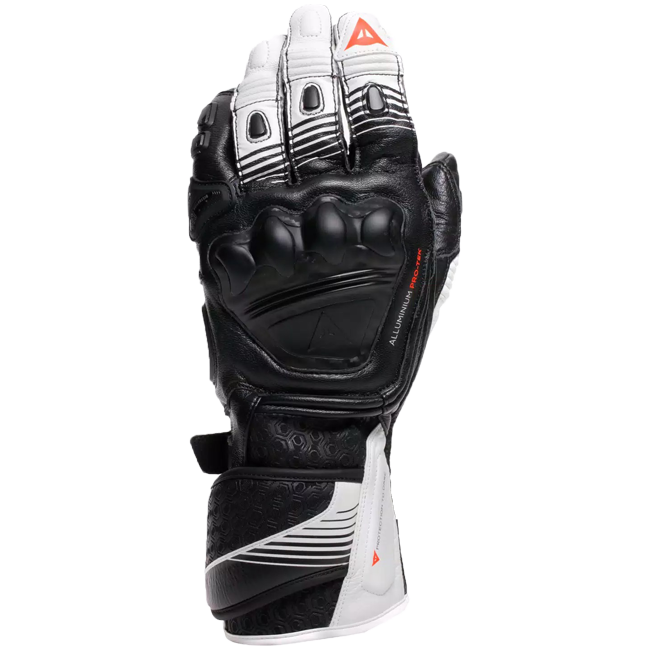 Gants de moto en cuir Dainese Fiero Racing | Homme | Noir/Blanc | 2018100025N3200 