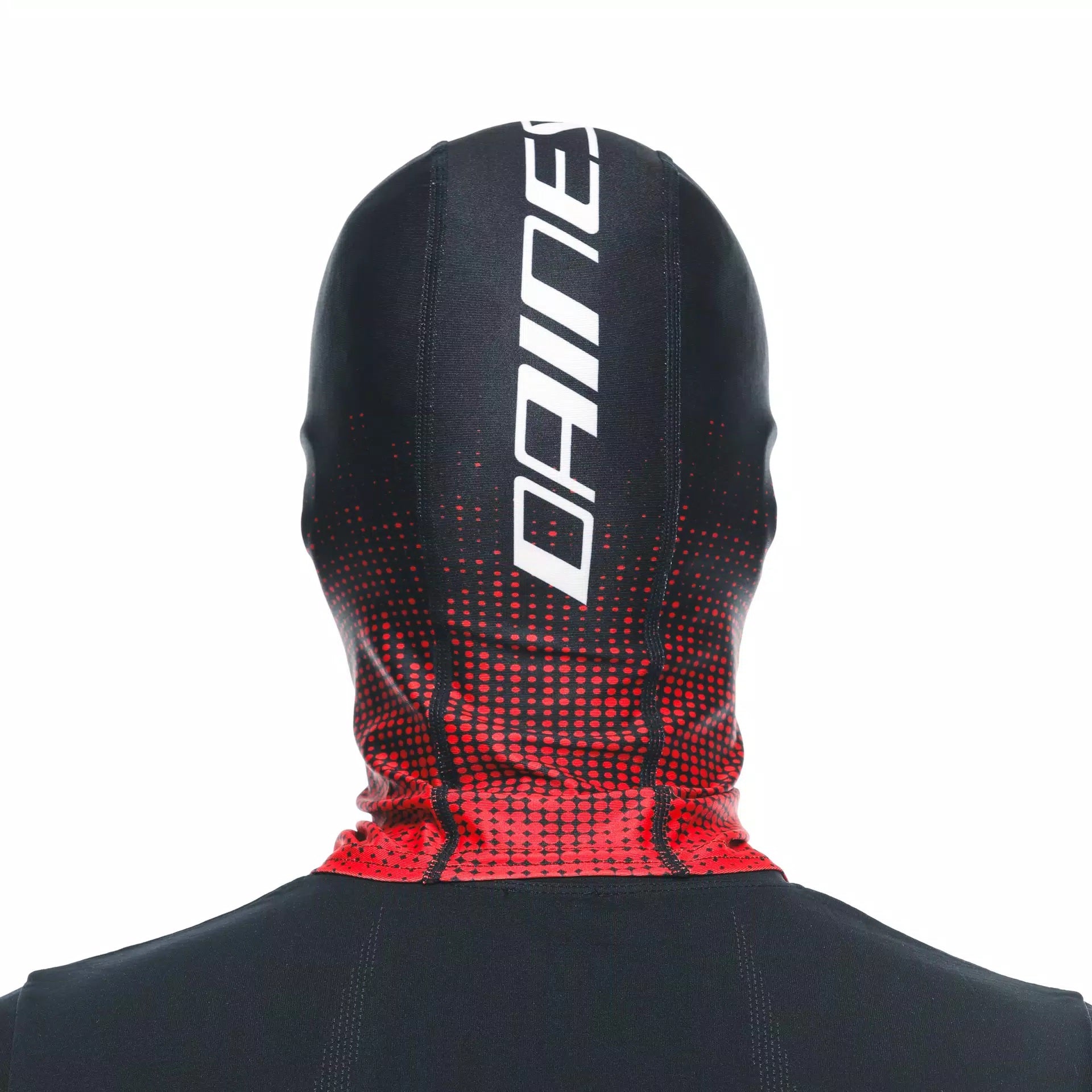 Cagoule Dainese Noir/Rouge avec logo Dainese | 201910000681L001 