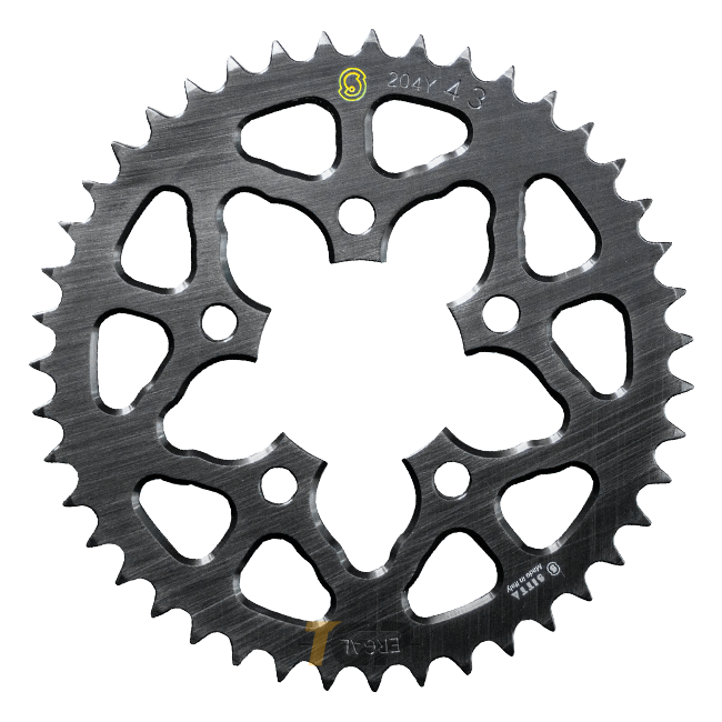 Sitta Aluminium pignon BMW HP roue forgée HP4 et HP4 Race (204Y) – 37-47 dents, 520 maillon 