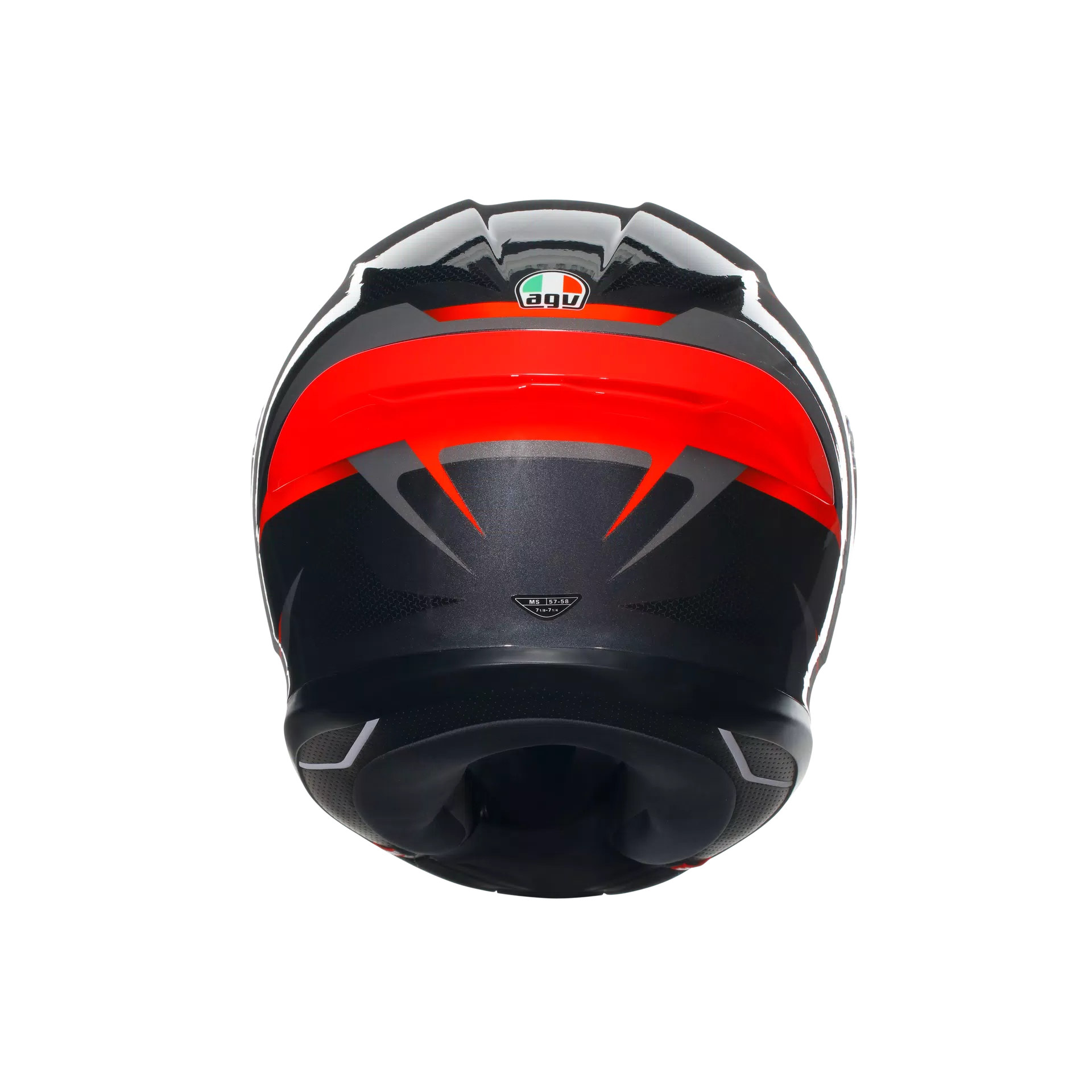 Casque AGV K6 S Slashcut Noir/Gris/Rouge | 2118395001014 