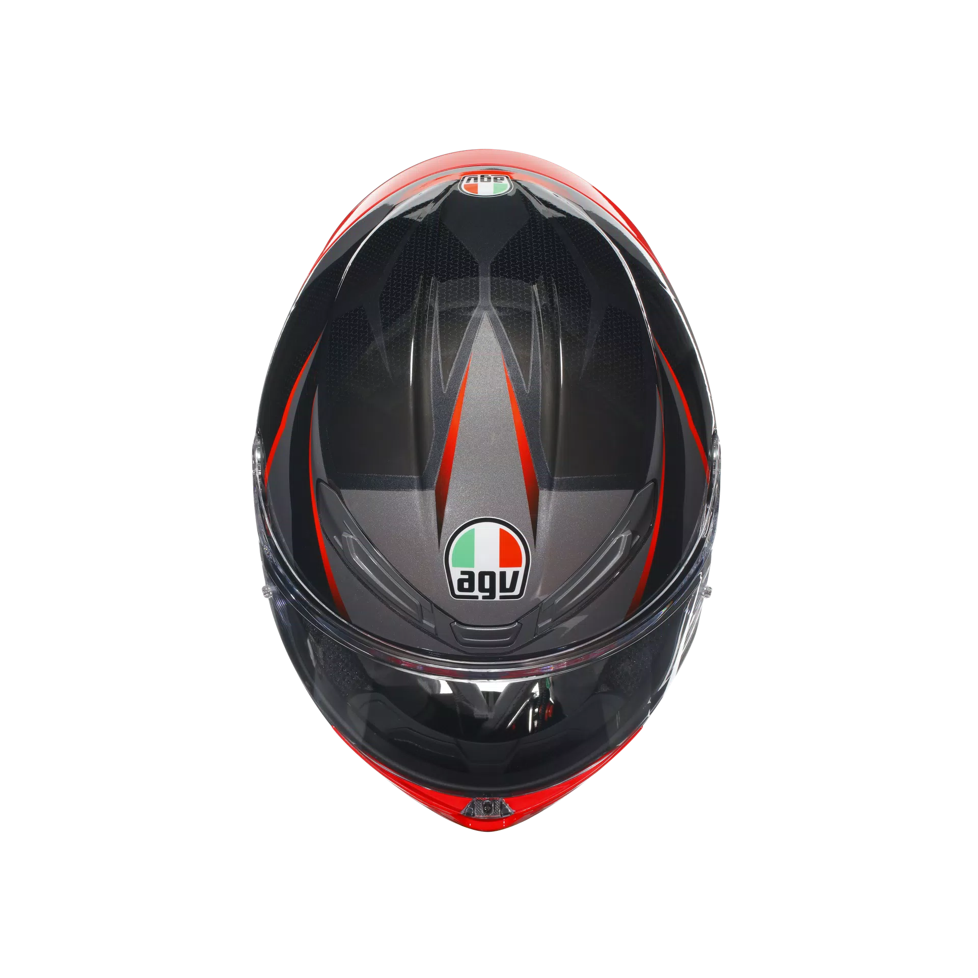 Casque AGV K6 S Slashcut Noir/Gris/Rouge | 2118395001014 