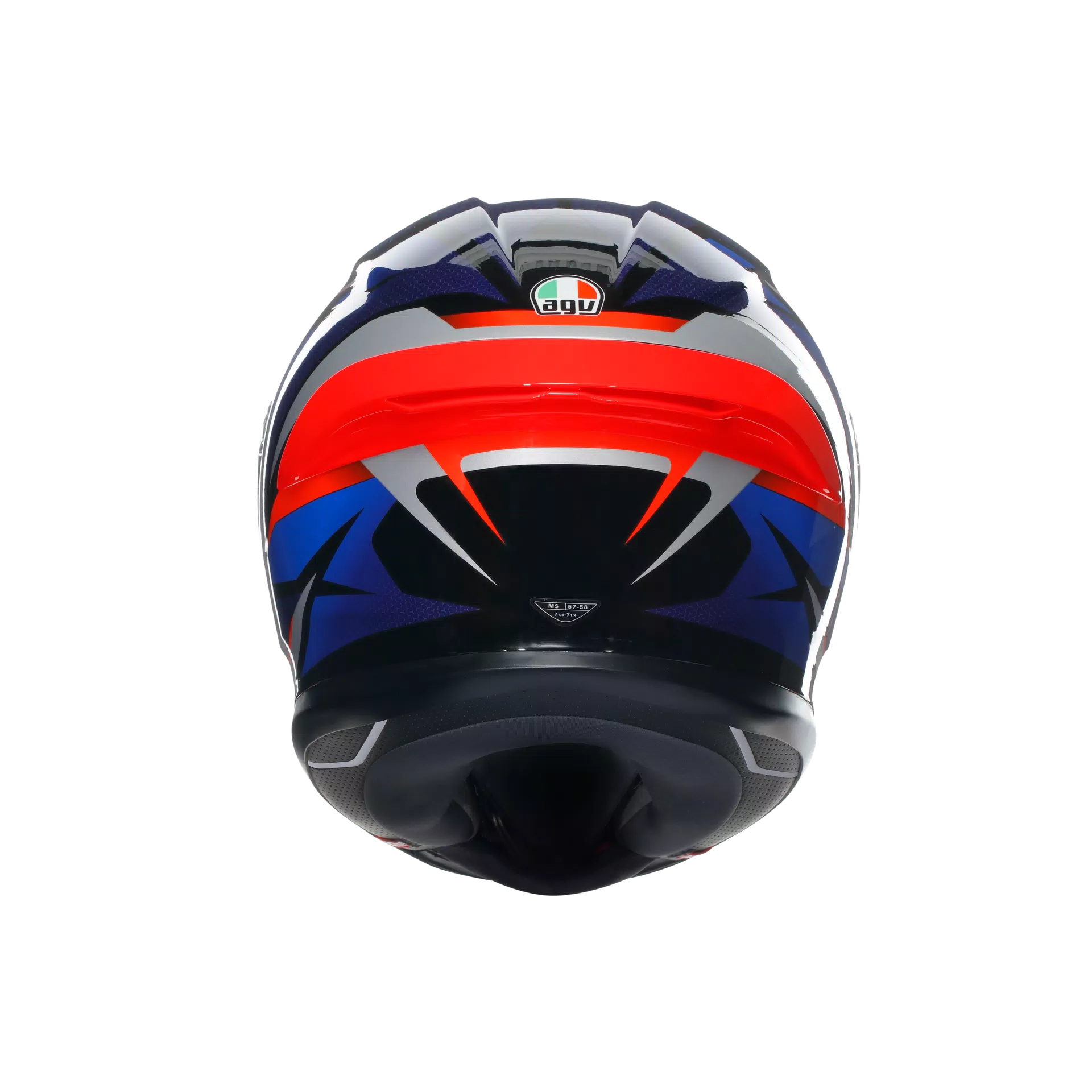 Casque AGV K6 S Slashcut Noir/Bleu/Rouge | 2118395001015 