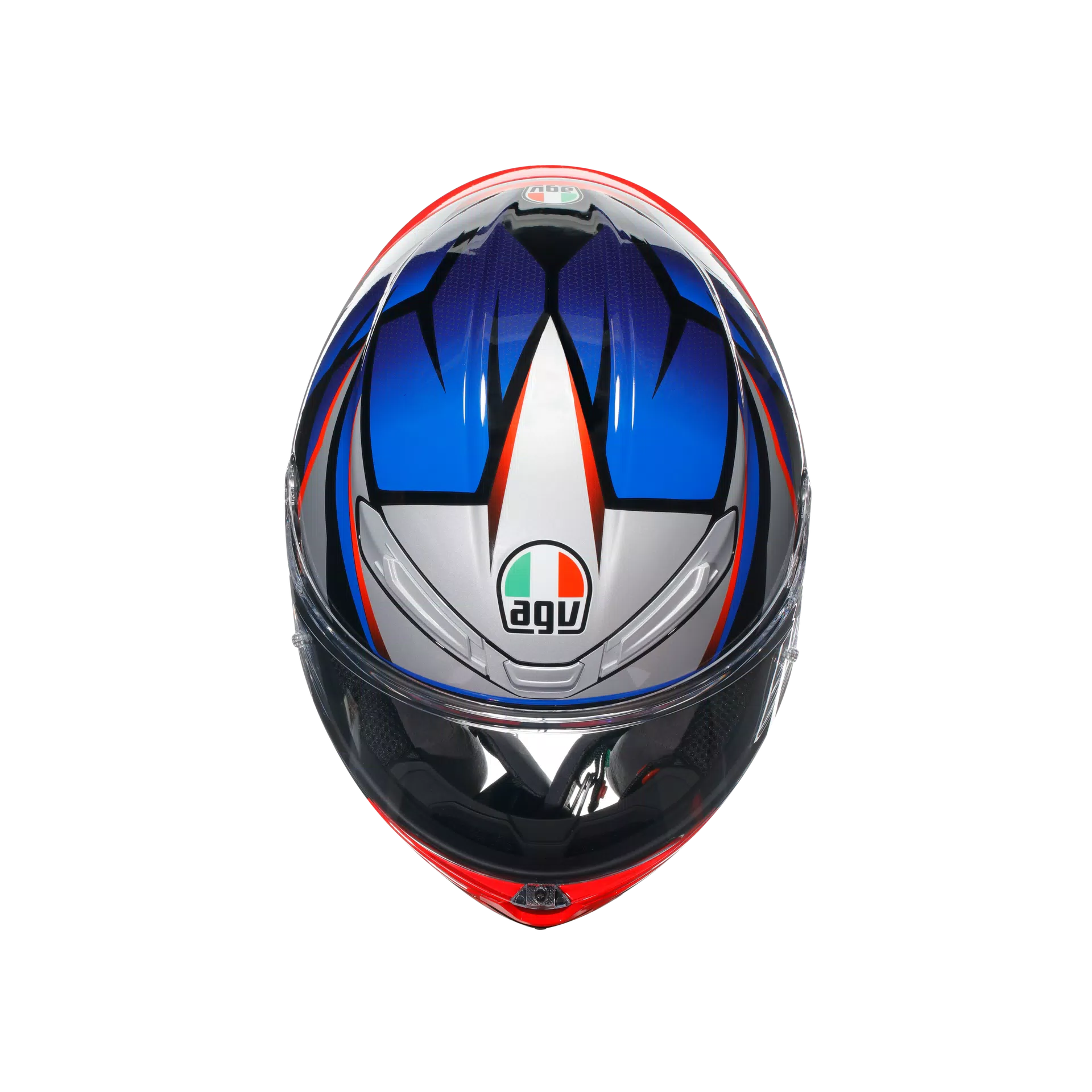 Casque AGV K6 S Slashcut Noir/Bleu/Rouge | 2118395001015 