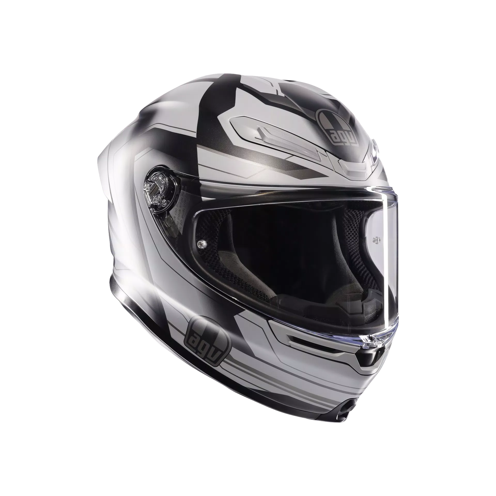 Casque AGV K6 S Ultrasonic Mat Noir/Gris | 2118395001021 