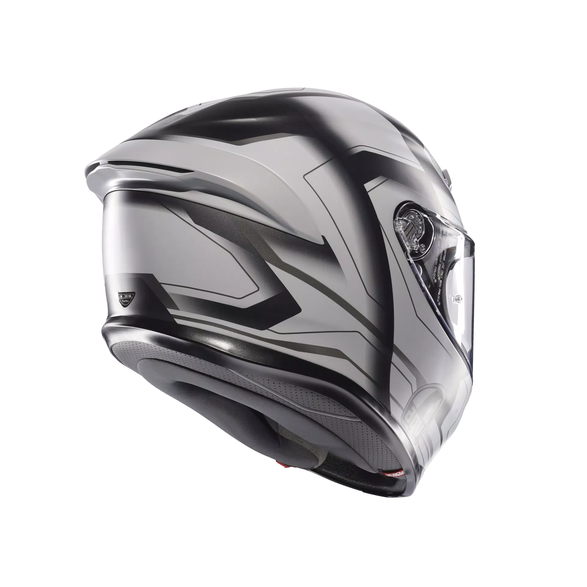 Casque AGV K6 S Ultrasonic Mat Noir/Gris | 2118395001021 