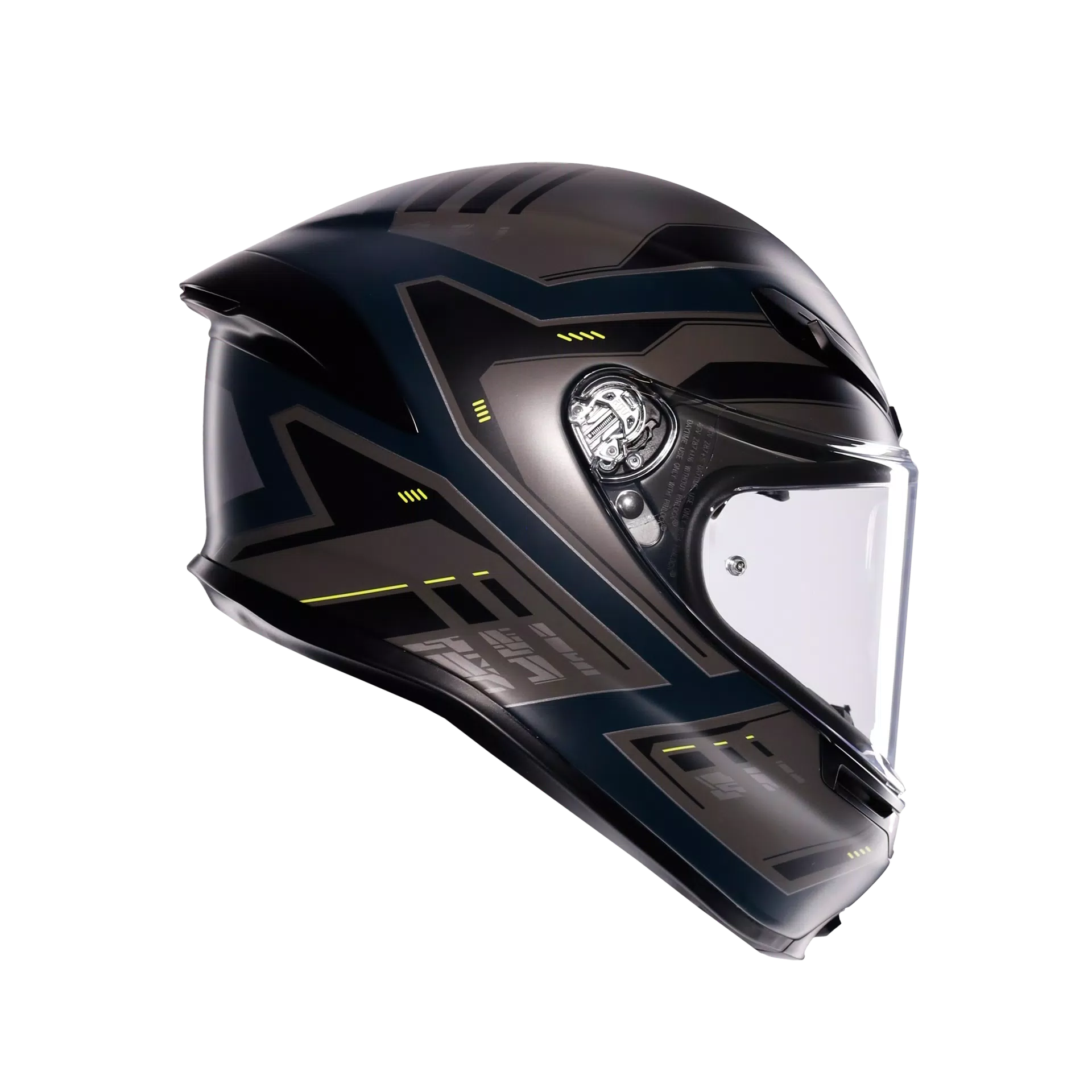 Casque AGV K6 S Enhance Mat Gris/Jaune Fluo | 2118395001022 