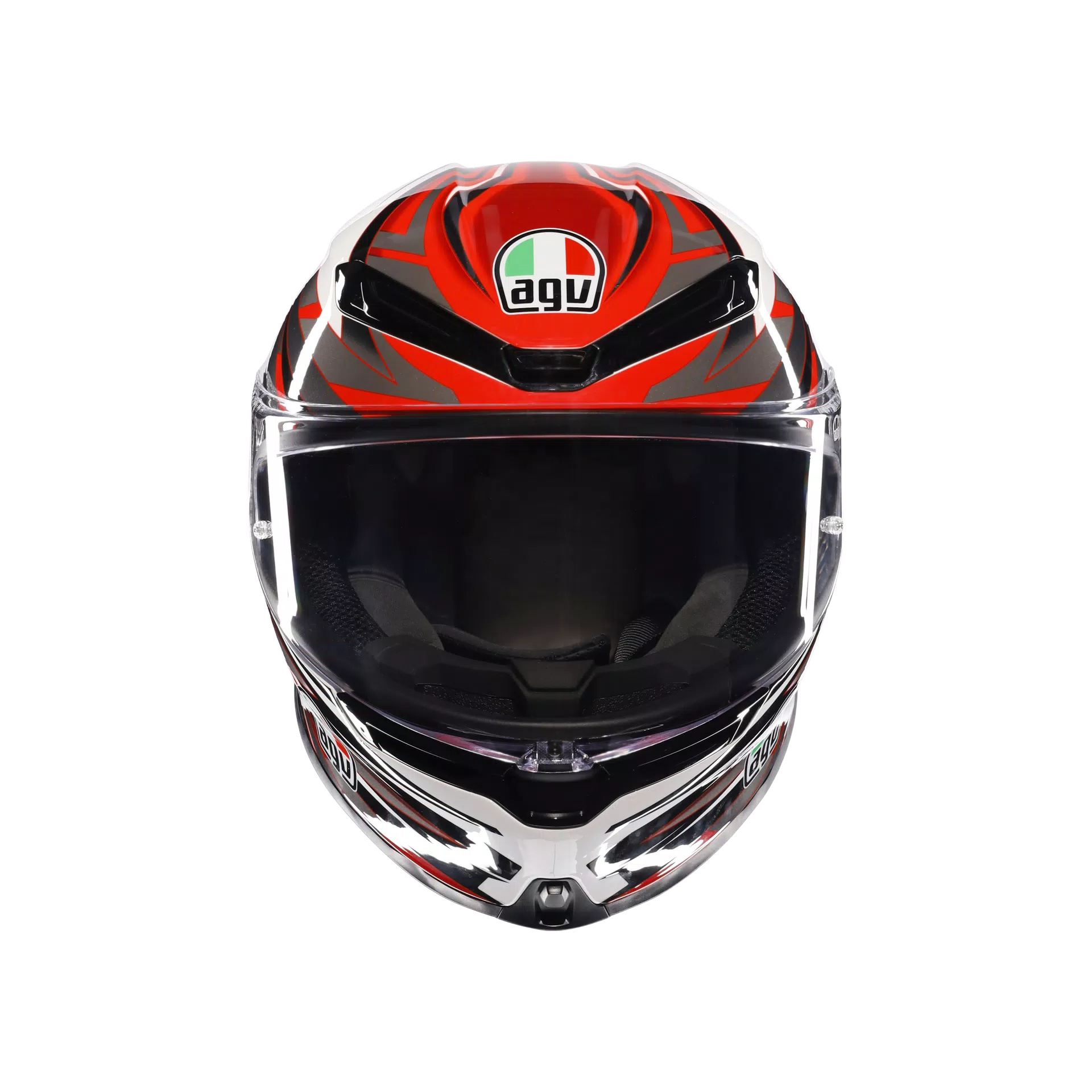 AGV K6 S casque Reeval Blanc/Rouge/Gris | 2118395001023 