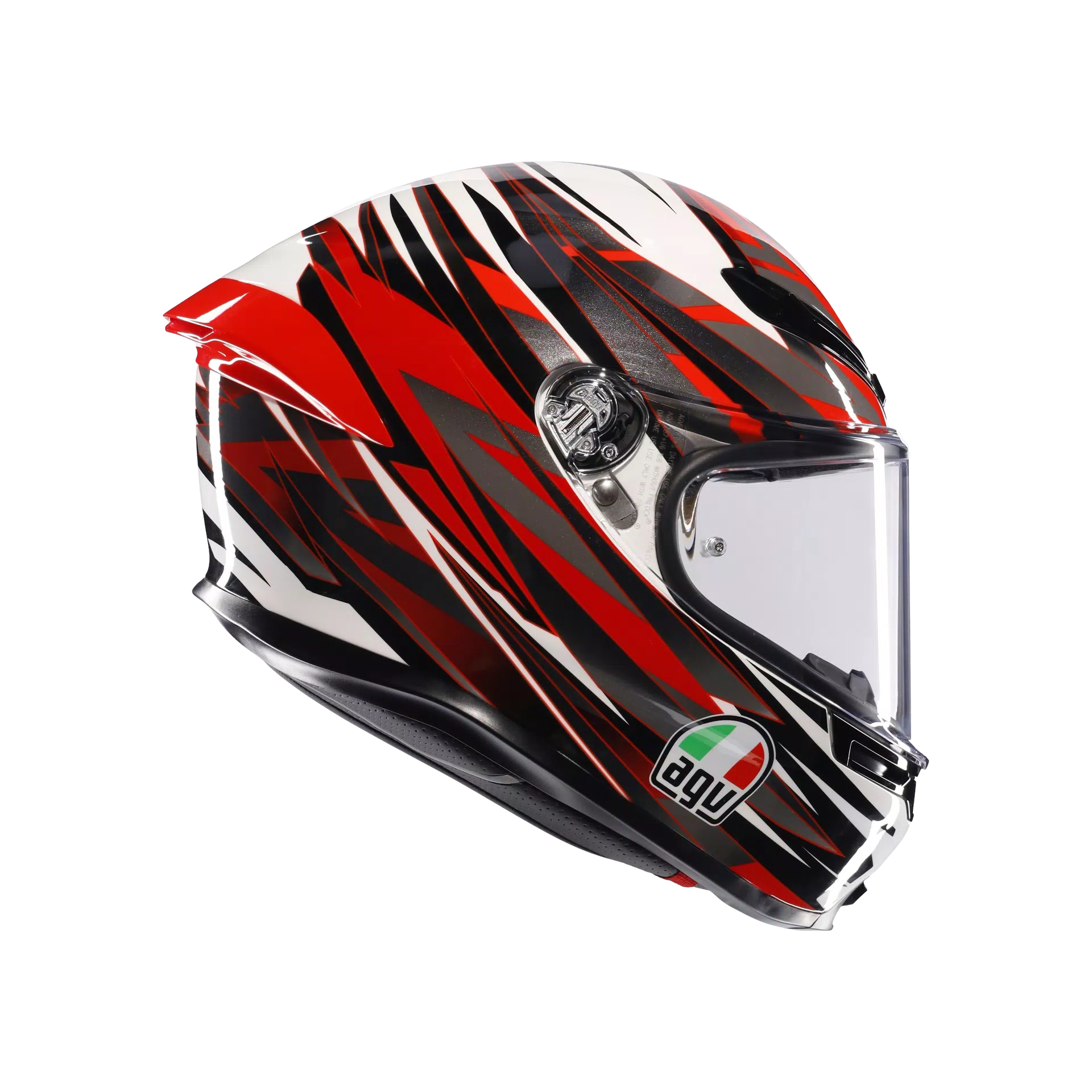 AGV K6 S casque Reeval Blanc/Rouge/Gris | 2118395001023 