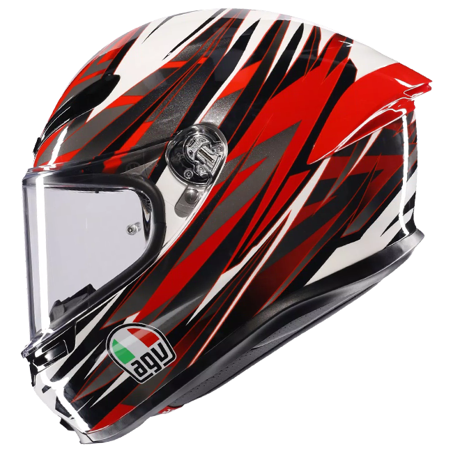 AGV K6 S casque Reeval Blanc/Rouge/Gris | 2118395001023 
