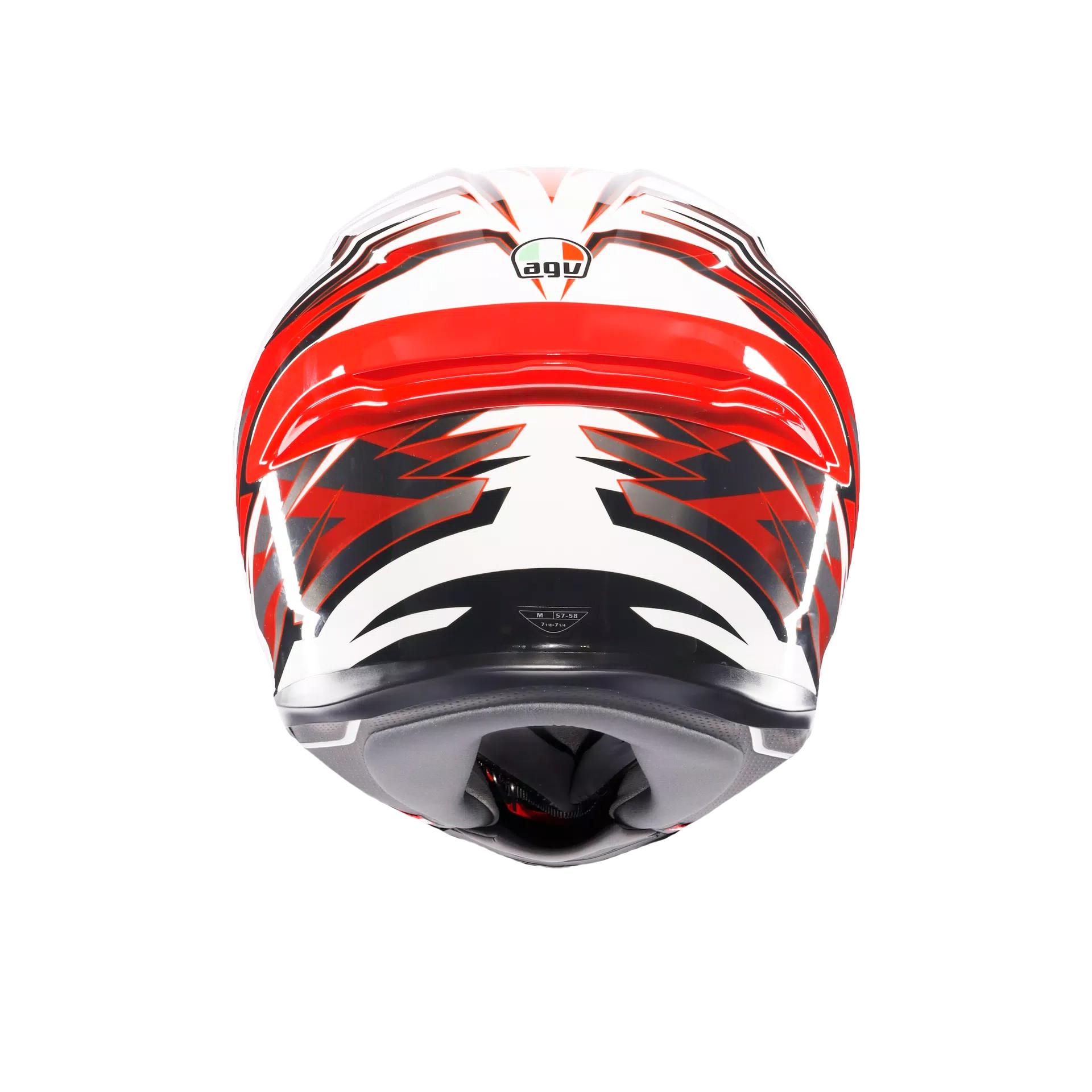 AGV K6 S casque Reeval Blanc/Rouge/Gris | 2118395001023 