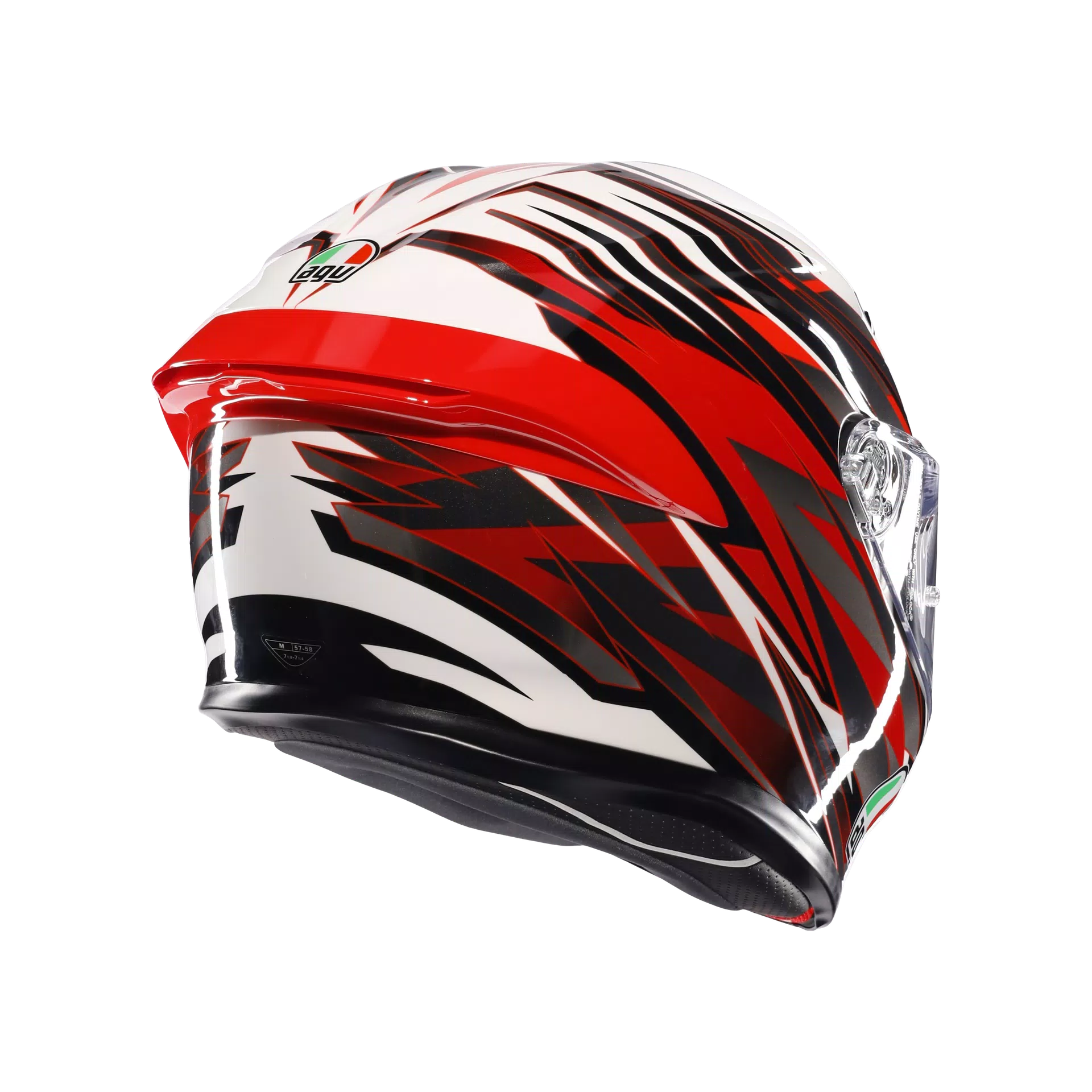 AGV K6 S casque Reeval Blanc/Rouge/Gris | 2118395001023 