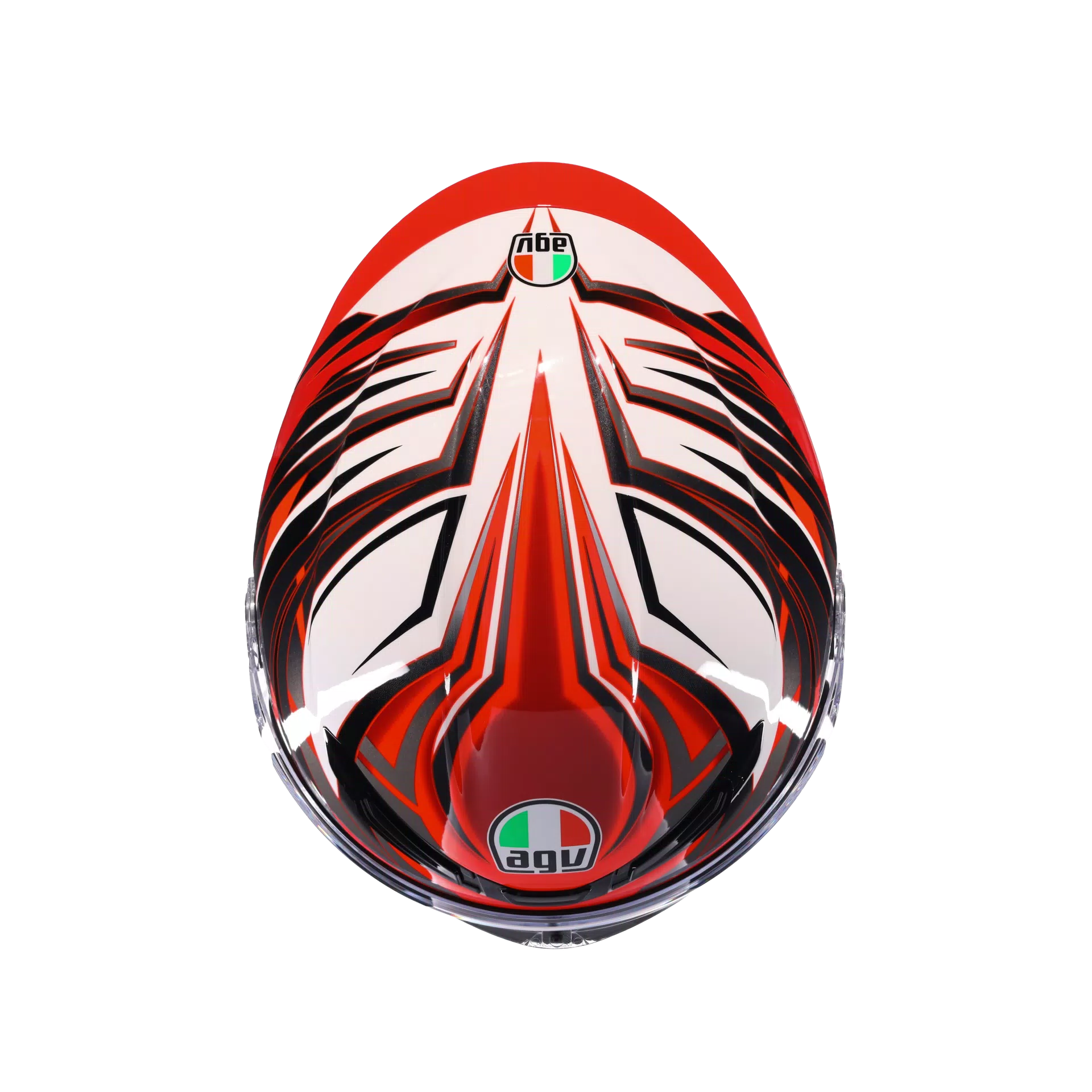 AGV K6 S casque Reeval Blanc/Rouge/Gris | 2118395001023 