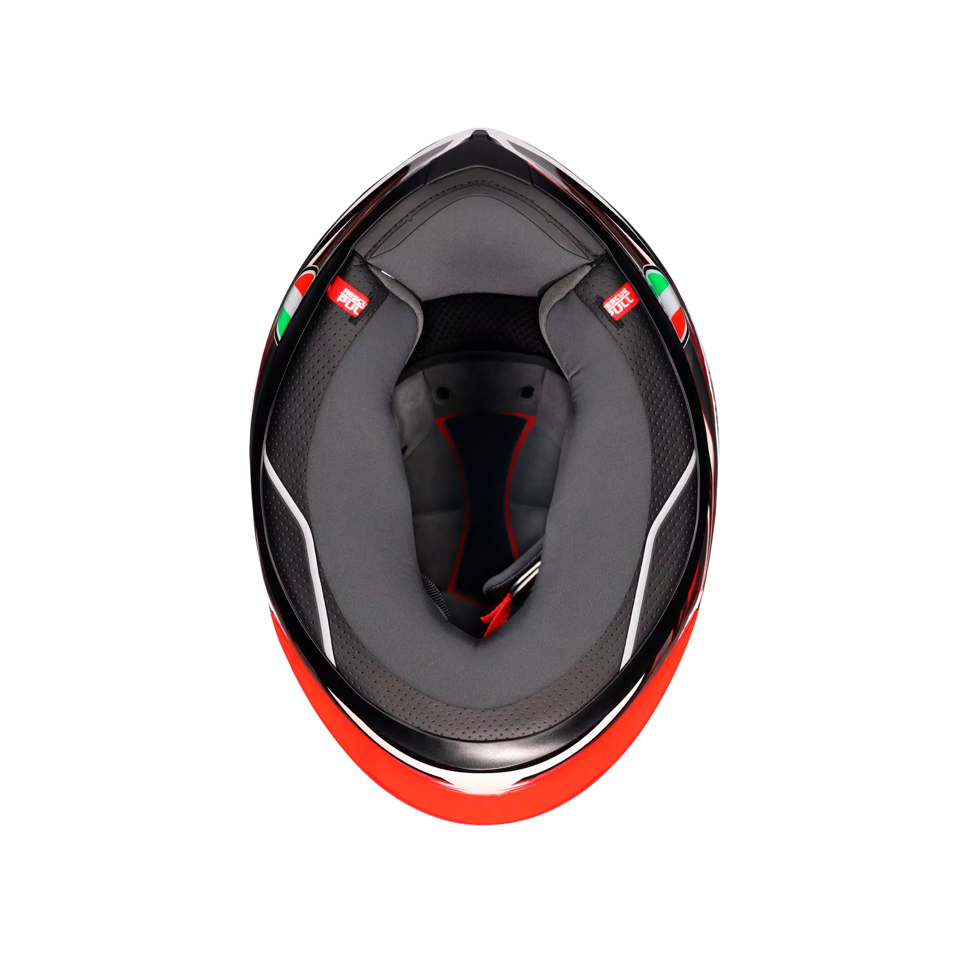 AGV K6 S casque Reeval Blanc/Rouge/Gris | 2118395001023 