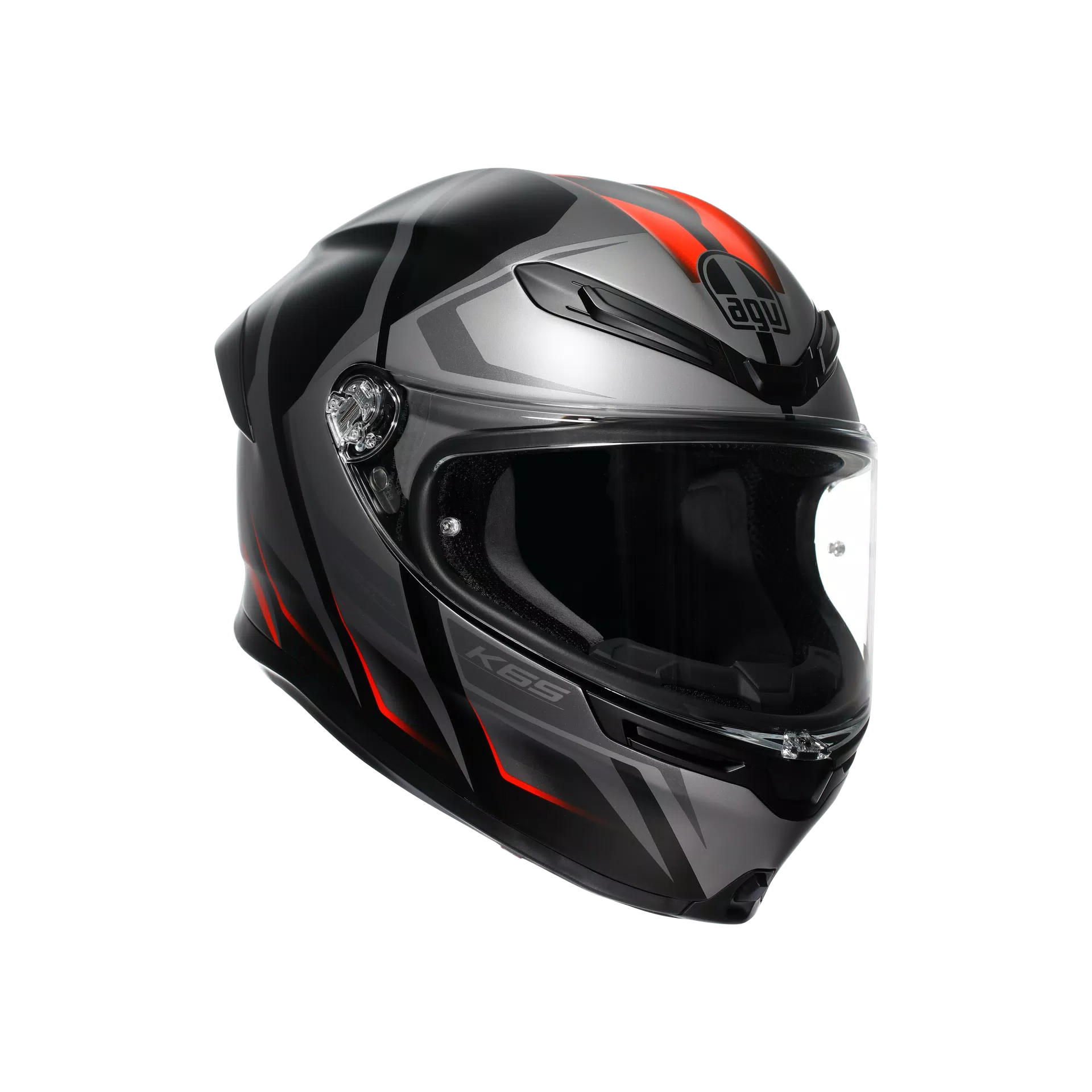 Casque AGV K6 S Karve Mat Noir/Gris/Rouge | 2118395001024 