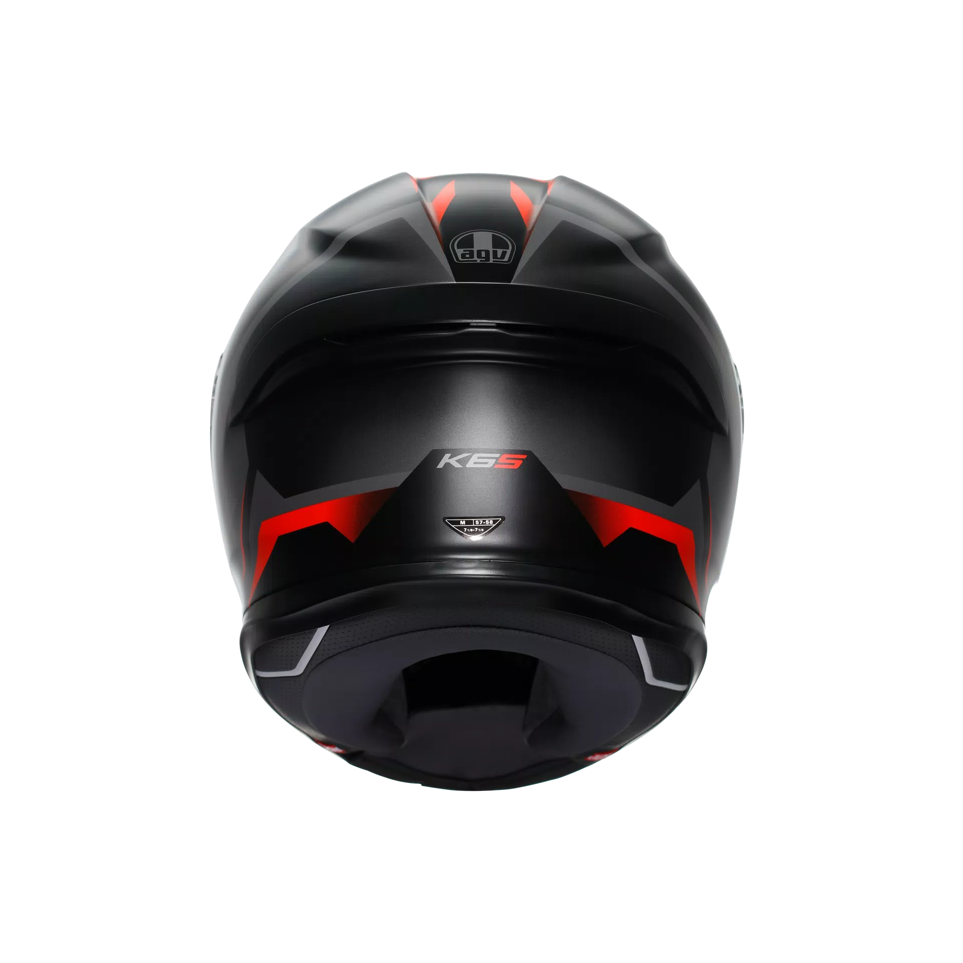 Casque AGV K6 S Karve Mat Noir/Gris/Rouge | 2118395001024 