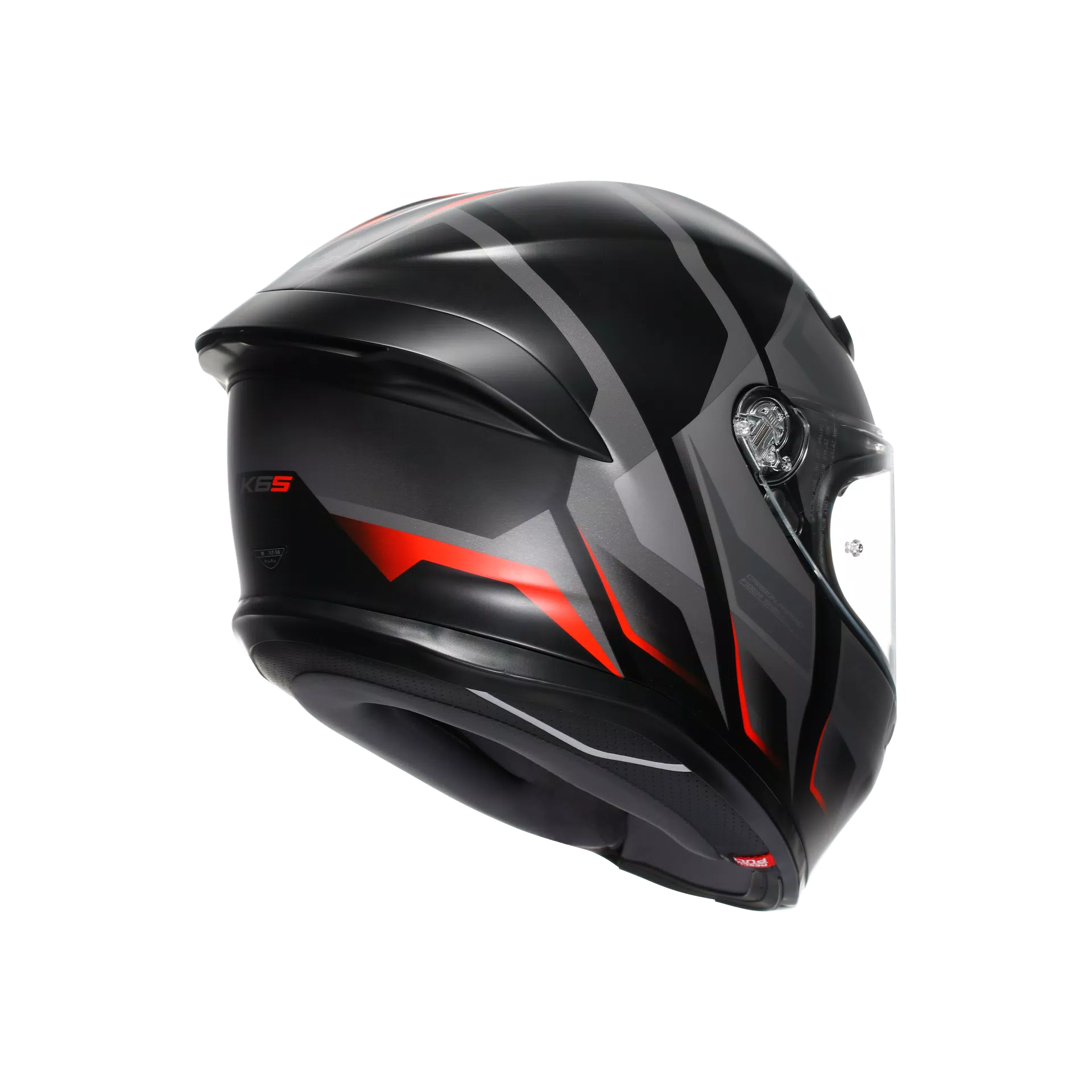Casque AGV K6 S Karve Mat Noir/Gris/Rouge | 2118395001024 