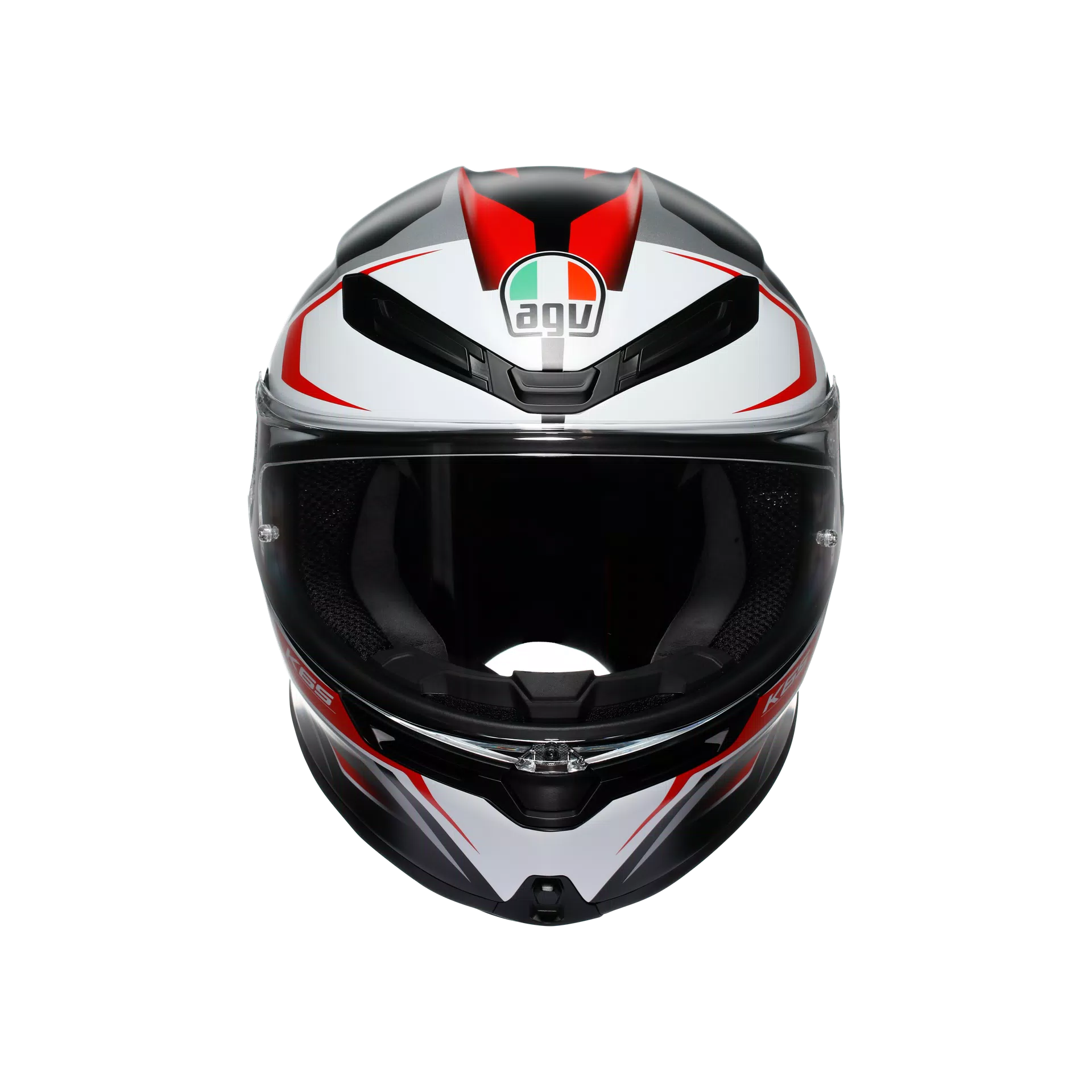 Casque AGV K6 S Karve Mat Noir/Blanc/Rouge | 2118395001025 