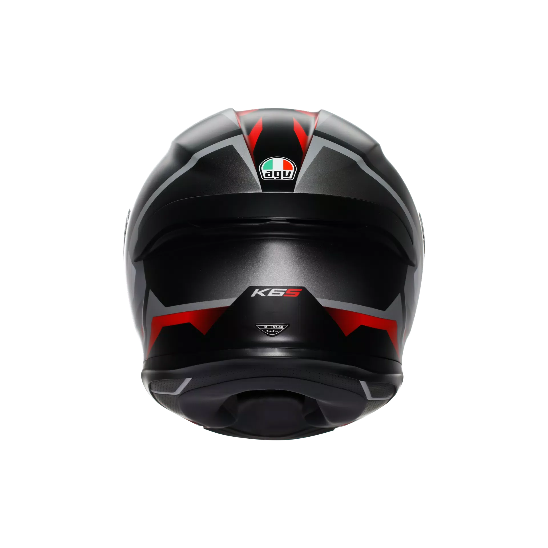 Casque AGV K6 S Karve Mat Noir/Blanc/Rouge | 2118395001025 