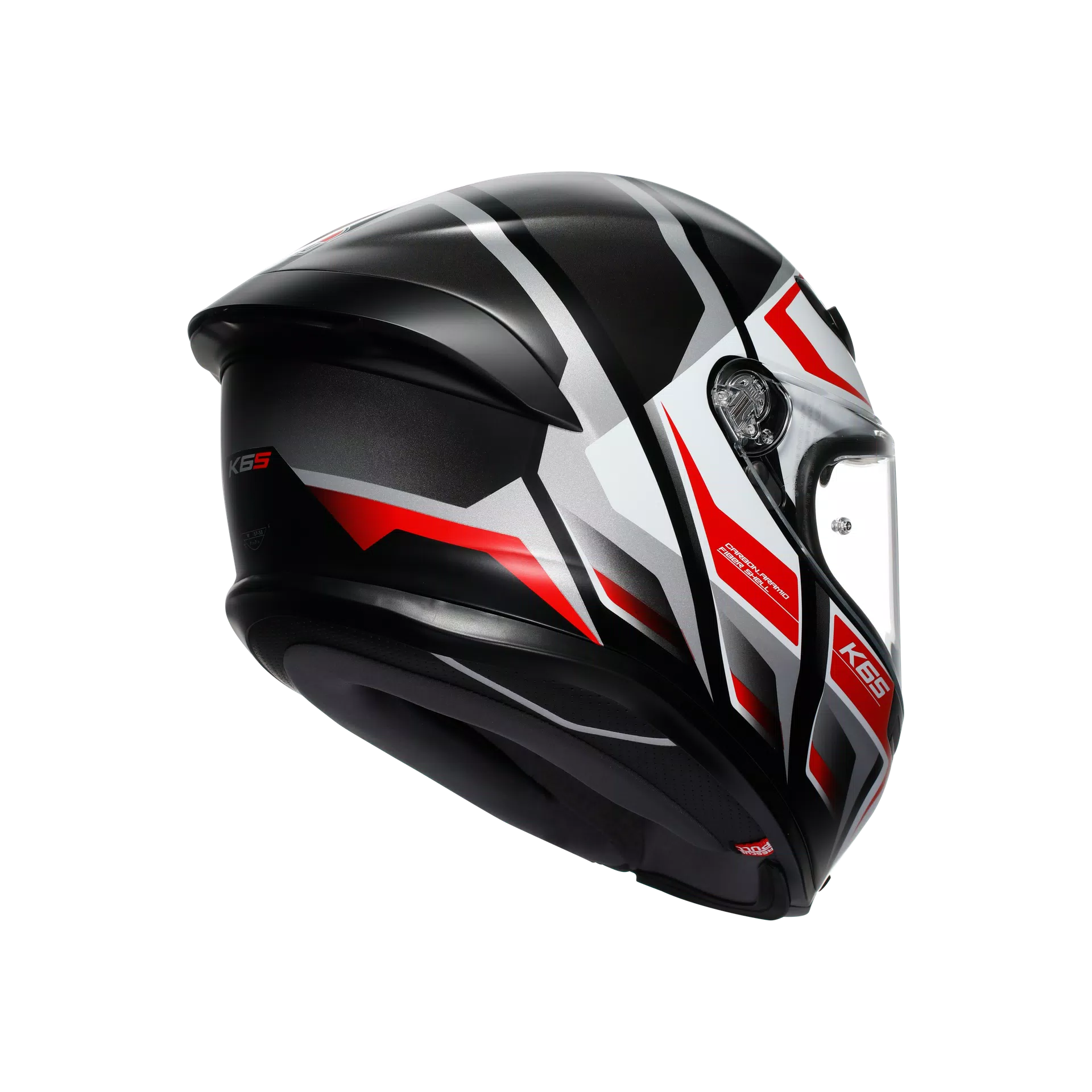 Casque AGV K6 S Karve Mat Noir/Blanc/Rouge | 2118395001025 