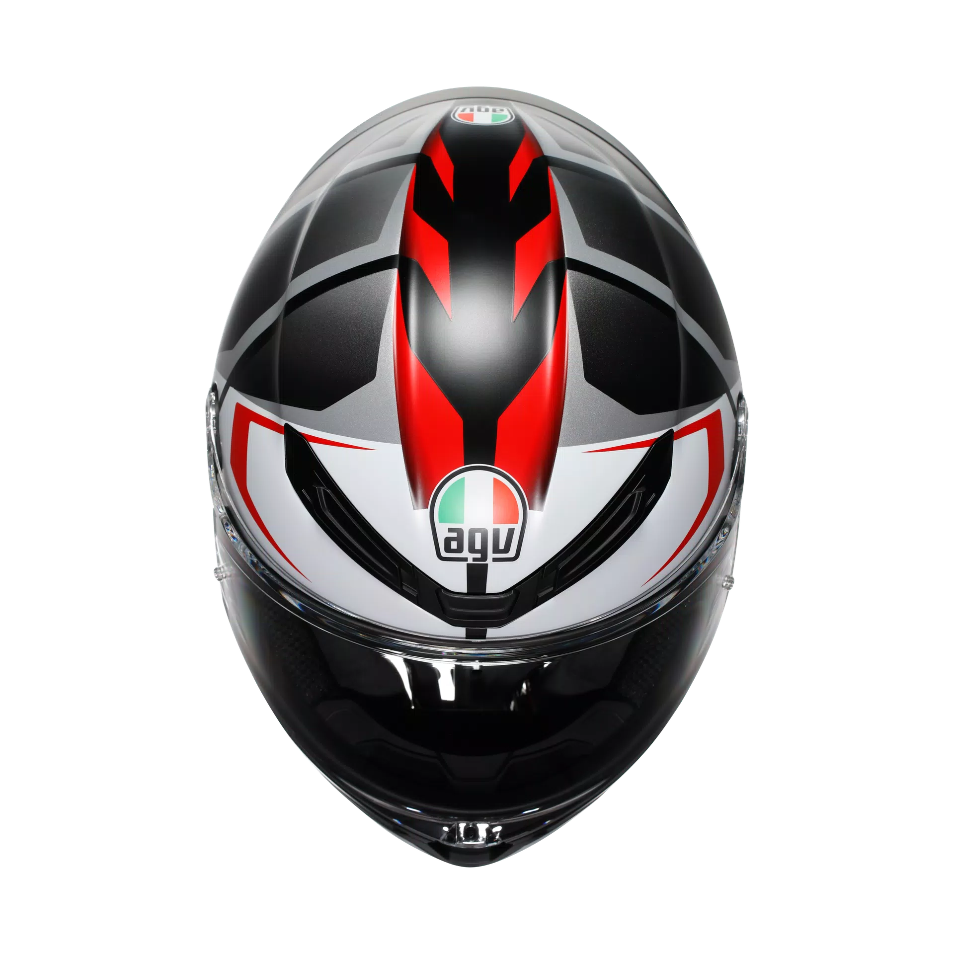 Casque AGV K6 S Karve Mat Noir/Blanc/Rouge | 2118395001025 