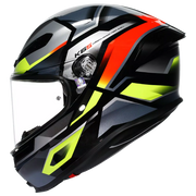 Casque AGV K6 S Erazer Noir/Rouge/Jaune Fluo | 2118395001026 