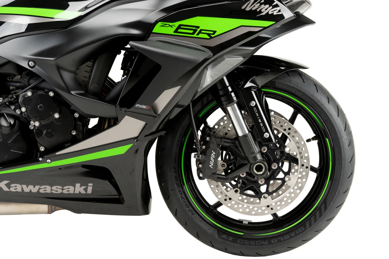 Ailerons Puig Side Spoiler Downforce Kawasaki ZX-6 R (24-25) 