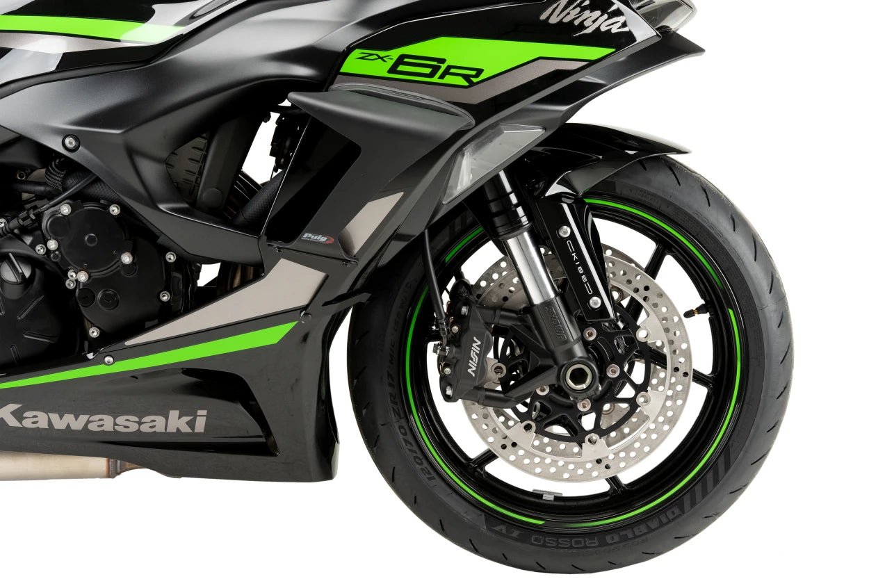 Ailerons Puig Side Spoiler Downforce Kawasaki ZX-6 R (24-25) 