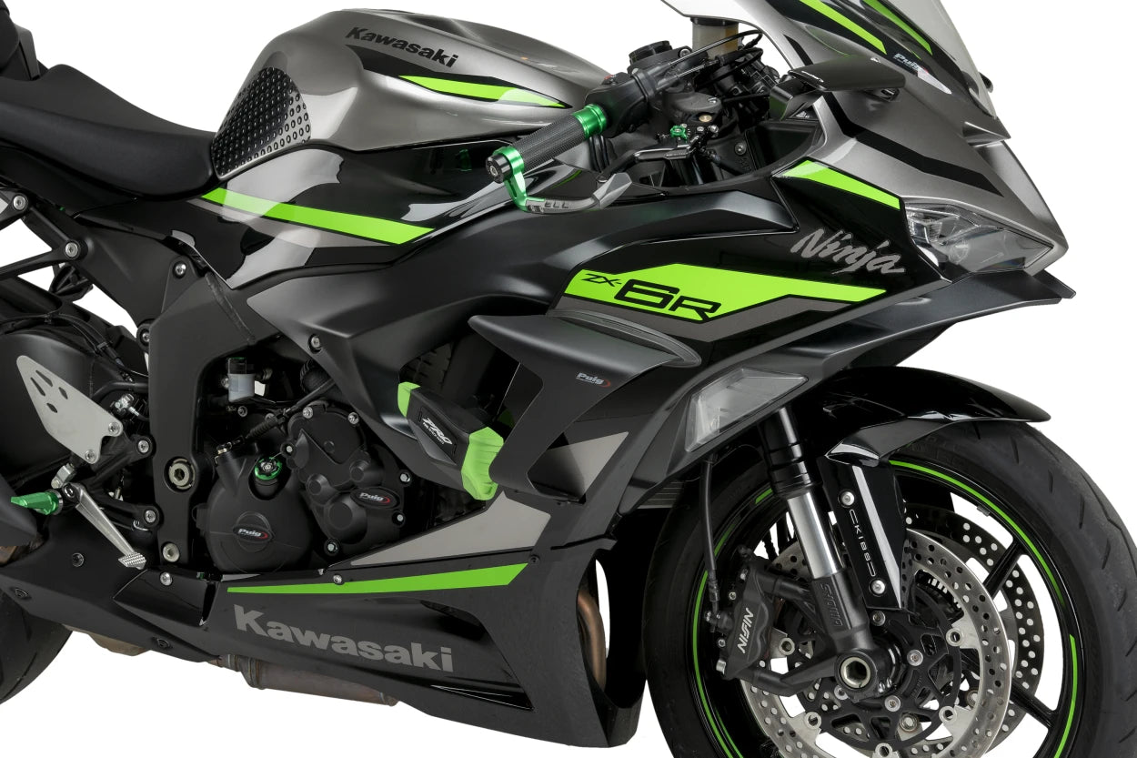 Ailerons Puig Side Spoiler Downforce Kawasaki ZX-6 R (24-25) 