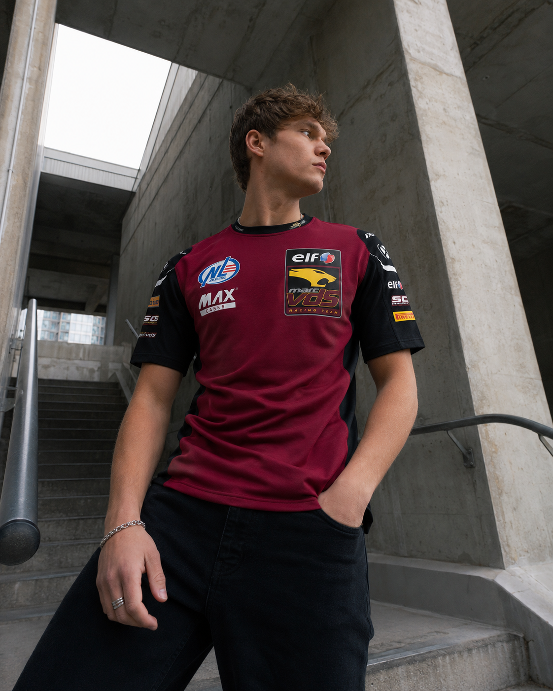 Réplique du t-shirt de l’équipe ELF Marc VDS Racing 2026 IXON 