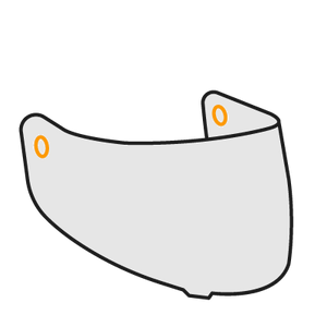 1x Visière en or iridium