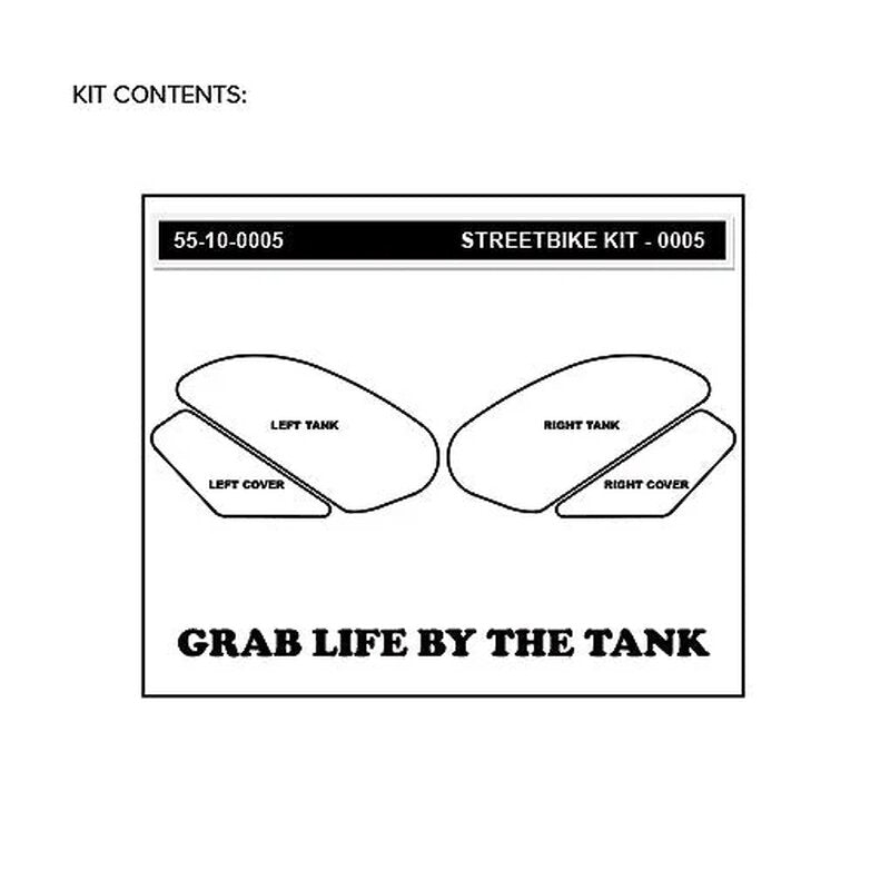 Tampons de traction Stompgrip Vulcano Yamaha YZF-R6 RJ11 (06-07) 55-10-0005 