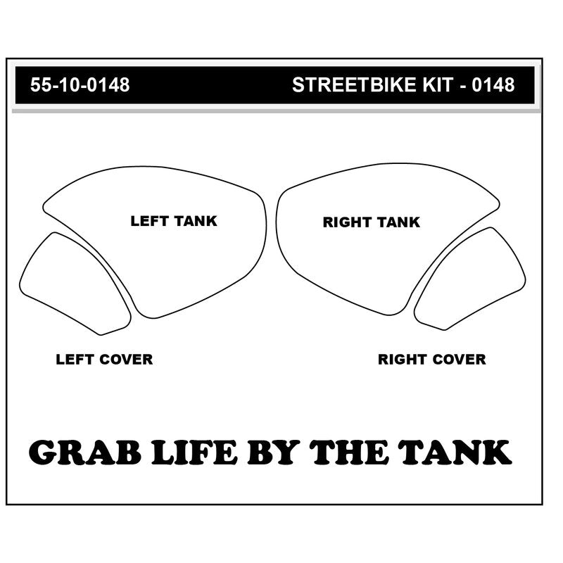Stompgrip Vulcano Traction Pads Ducati Panigale V4/S/R (18-21) 55-10-0148 