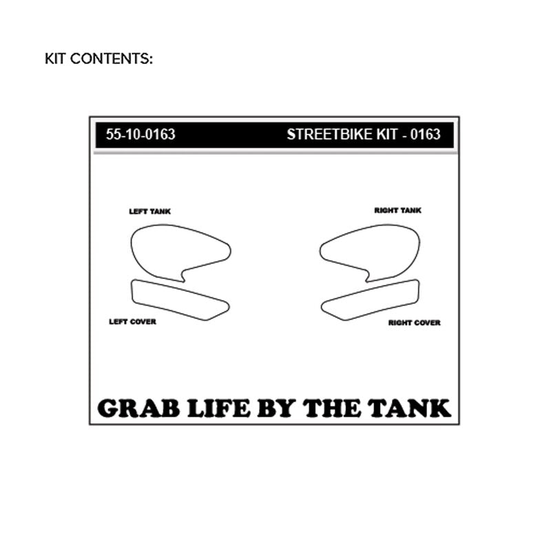 Stompgrip Vulcano Pads de Traction Yamaha YZF-R3 (19-25) 55-10-0163 